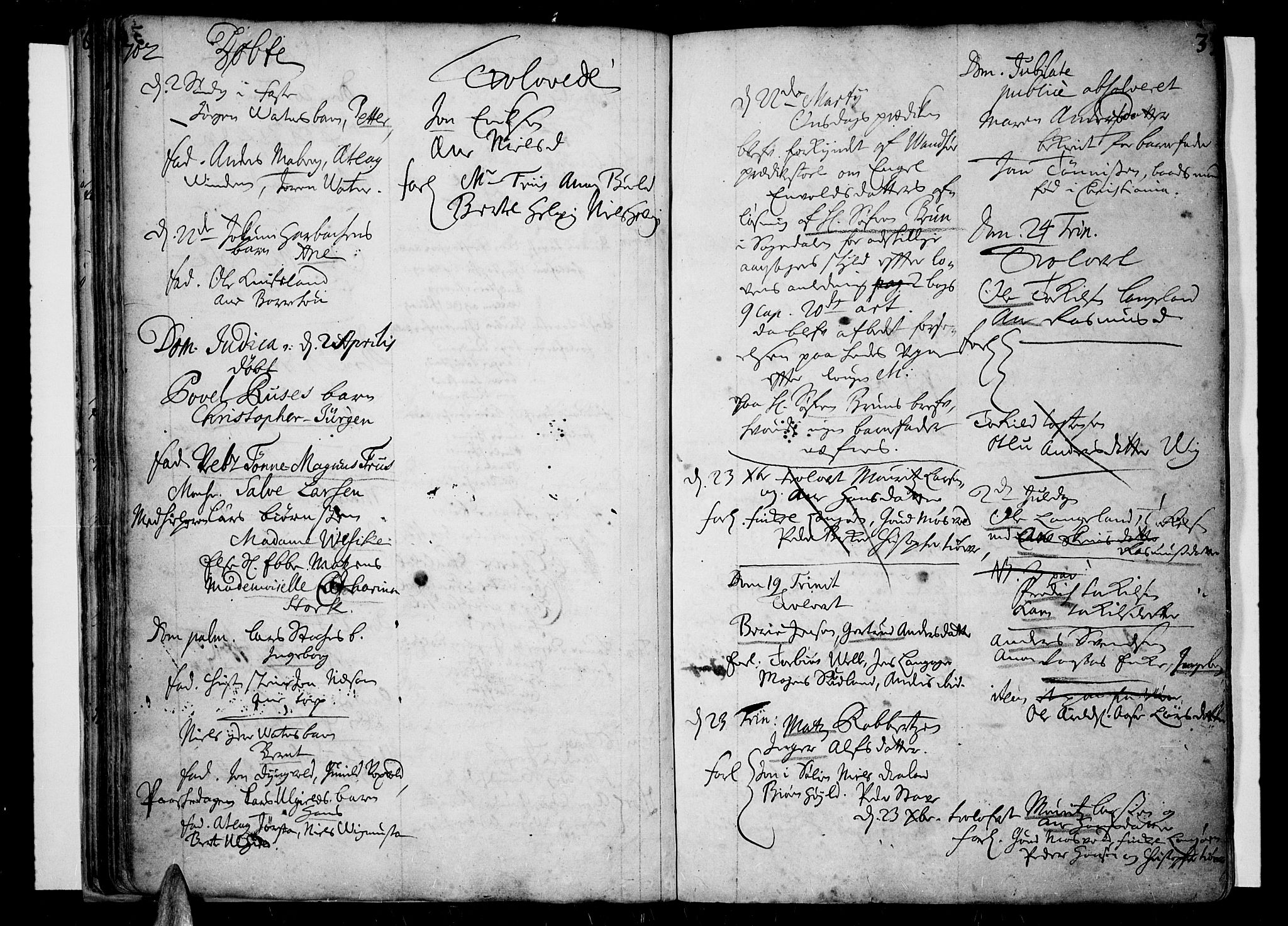 Lista sokneprestkontor, AV/SAK-1111-0027/F/Fa/L0001: Ministerialbok nr. A 1 /1, 1691-1715, s. 37