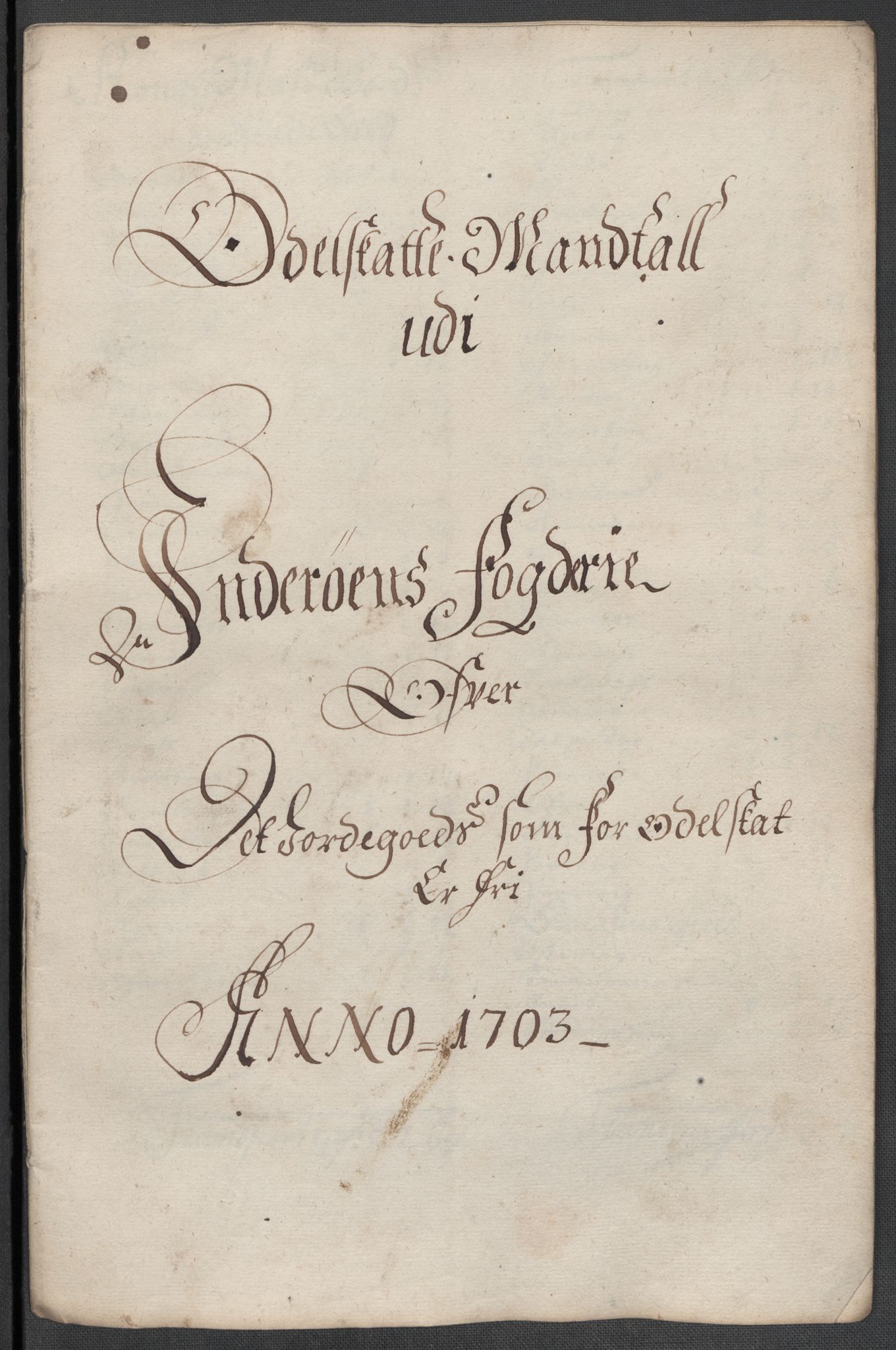 Rentekammeret inntil 1814, Reviderte regnskaper, Fogderegnskap, RA/EA-4092/R63/L4313: Fogderegnskap Inderøy, 1703-1704, s. 244