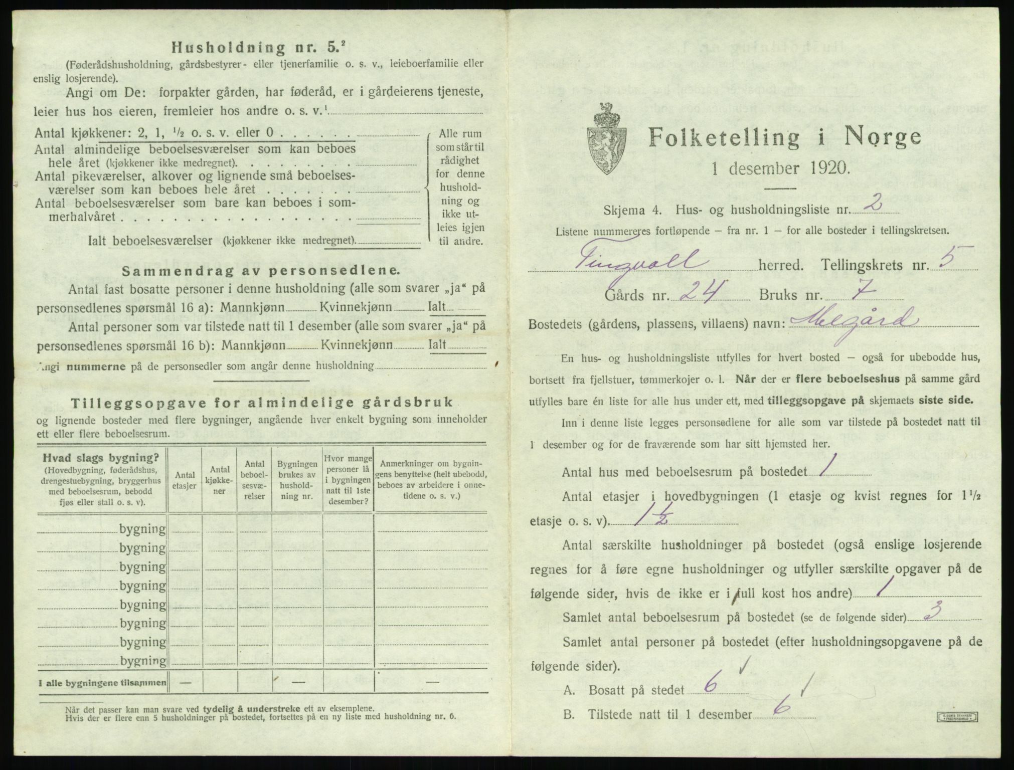 SAT, Folketelling 1920 for 1560 Tingvoll herred, 1920, s. 242