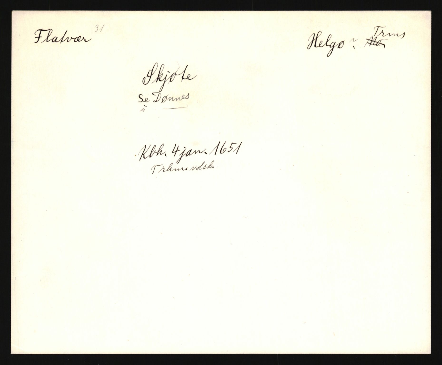 Riksarkivets diplomsamling, AV/RA-EA-5965/F35/F35e/L0034: Registreringssedler Nordland, Troms og ikke stedfestede ("uplasserte") sedler, 1400-1700, s. 363