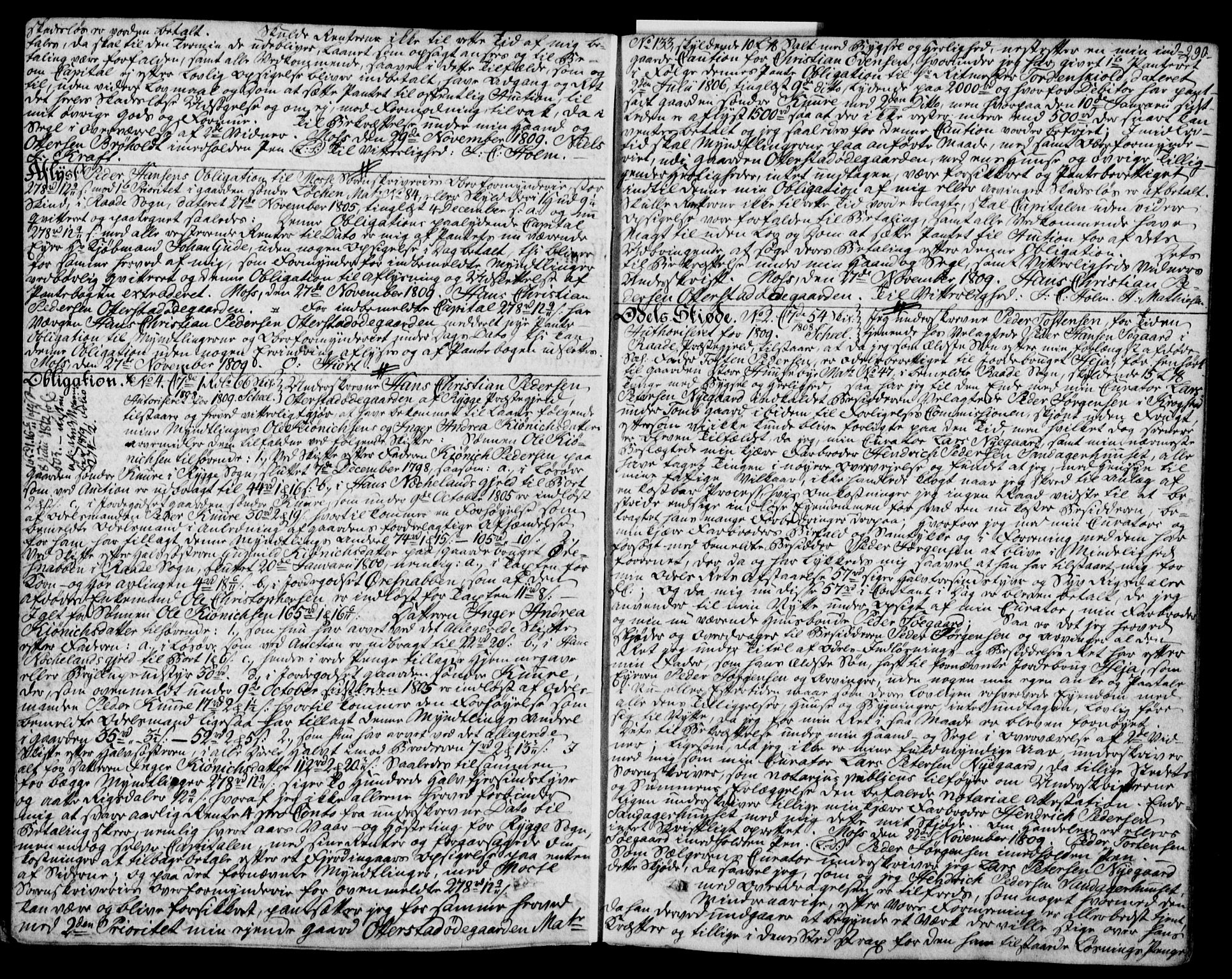 Moss sorenskriveri, SAO/A-10168: Pantebok nr. 5a, 1805-1810, s. 290