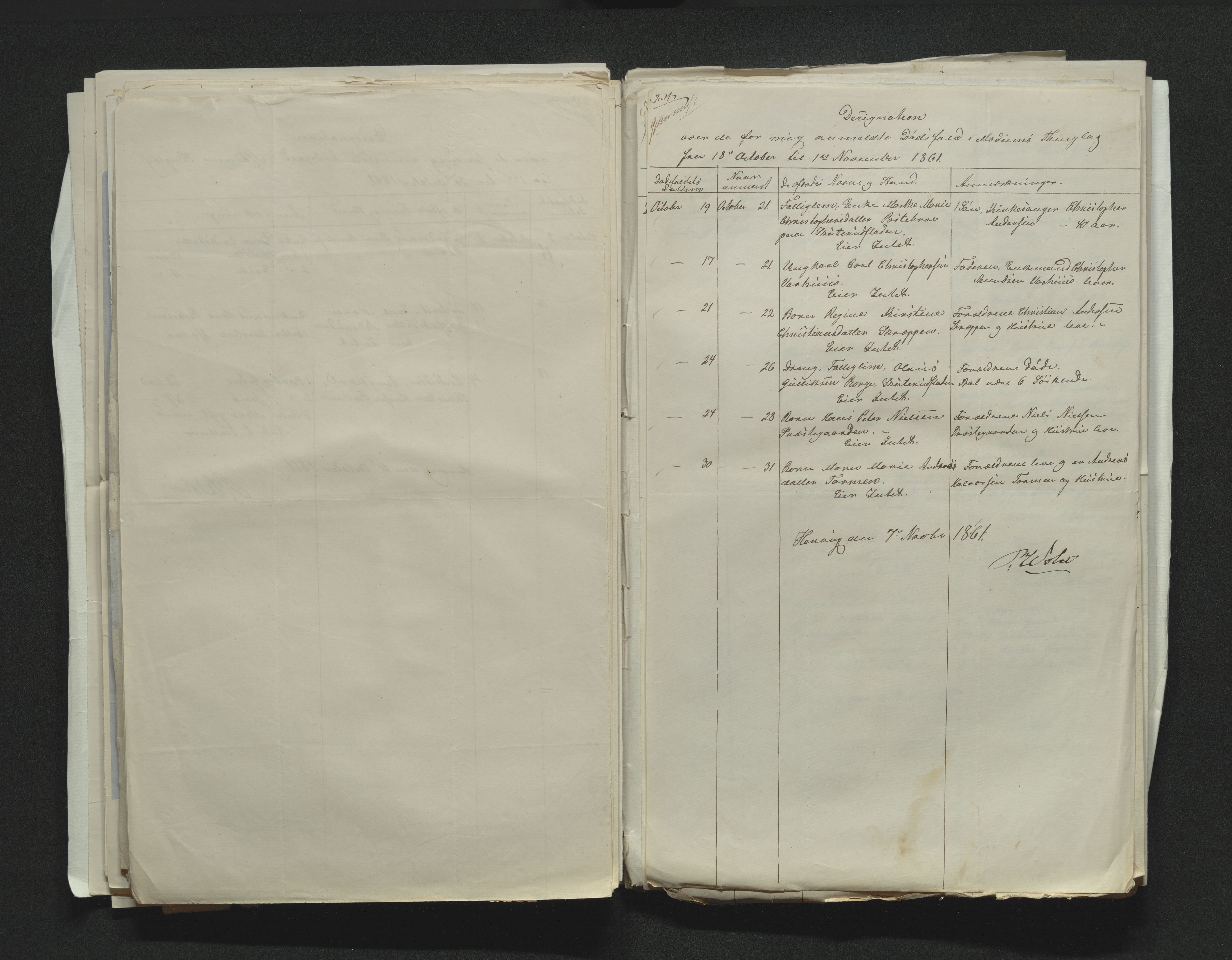 Eiker, Modum og Sigdal sorenskriveri, AV/SAKO-A-123/H/Ha/Hab/L0010: Dødsfallsmeldinger, 1858-1861, s. 474