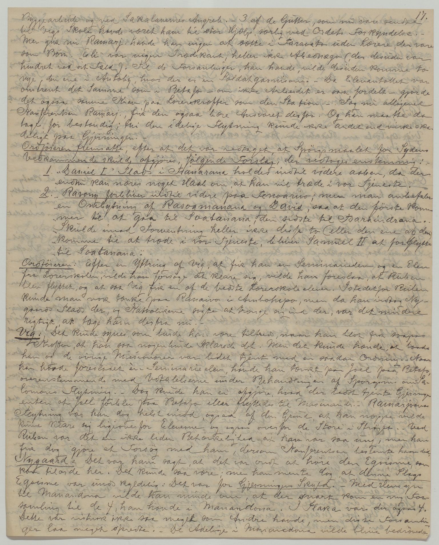 Det Norske Misjonsselskap - hovedadministrasjonen, VID/MA-A-1045/D/Da/Daa/L0035/0012: Konferansereferat og årsberetninger / Konferansereferat fra Madagaskar Innland., 1881