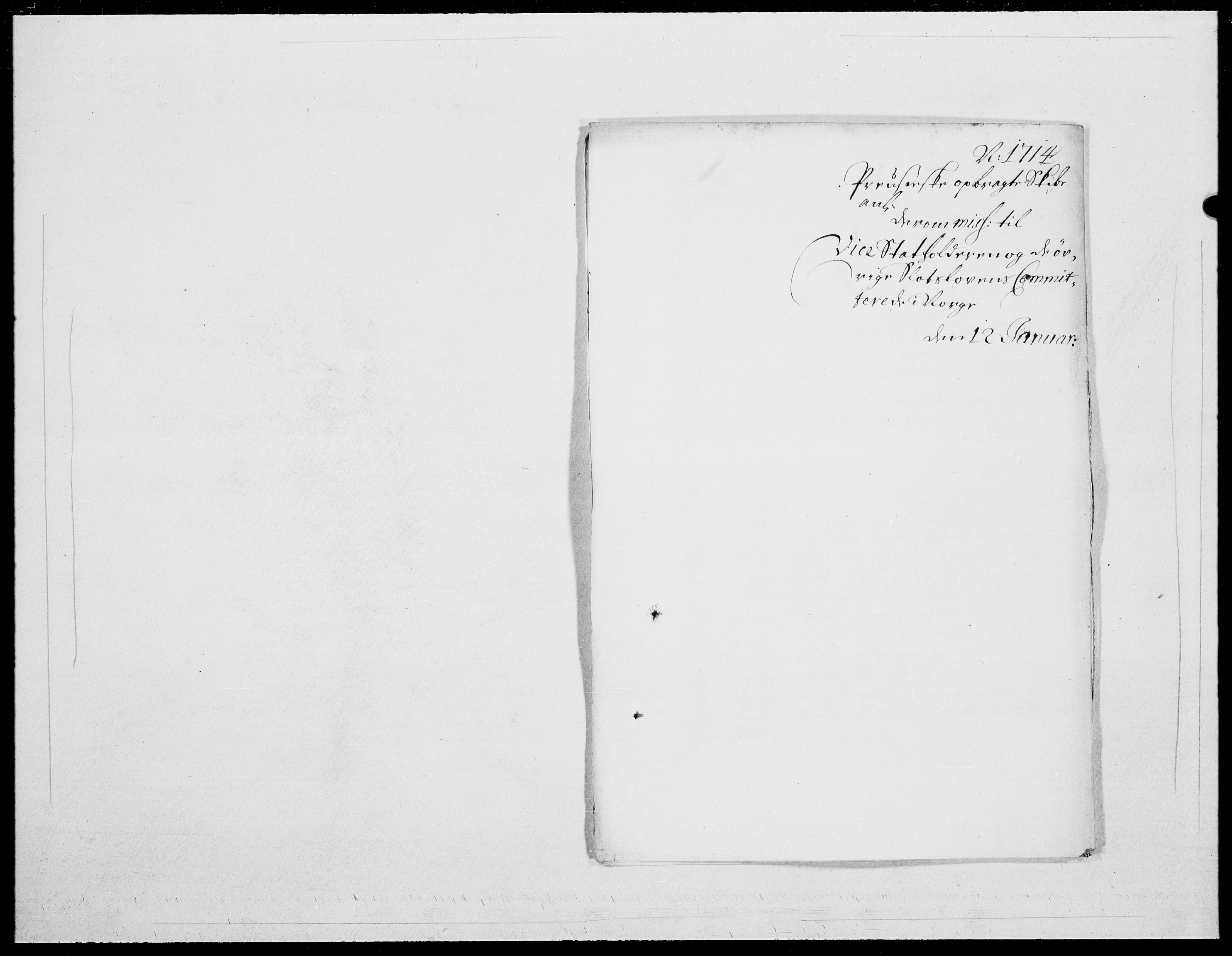 Danske Kanselli 1572-1799, AV/RA-EA-3023/F/Fc/Fcc/Fcca/L0074: Norske innlegg 1572-1799, 1714, s. 7