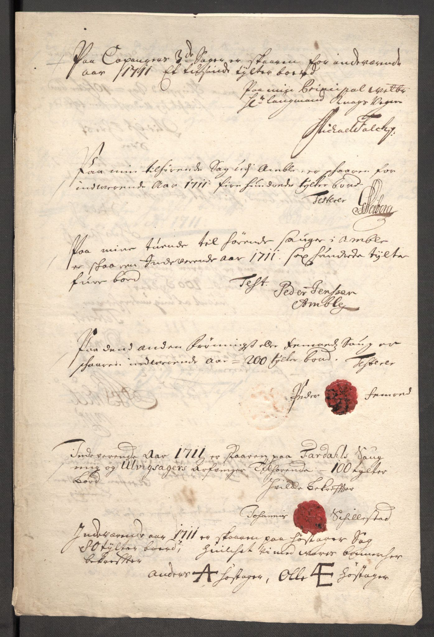 Rentekammeret inntil 1814, Reviderte regnskaper, Fogderegnskap, AV/RA-EA-4092/R52/L3317: Fogderegnskap Sogn, 1711, s. 138