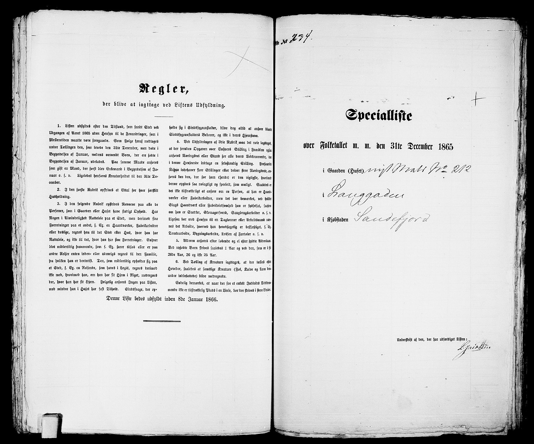 RA, Folketelling 1865 for 0706B Sandeherred prestegjeld, Sandefjord kjøpstad, 1865, s. 477