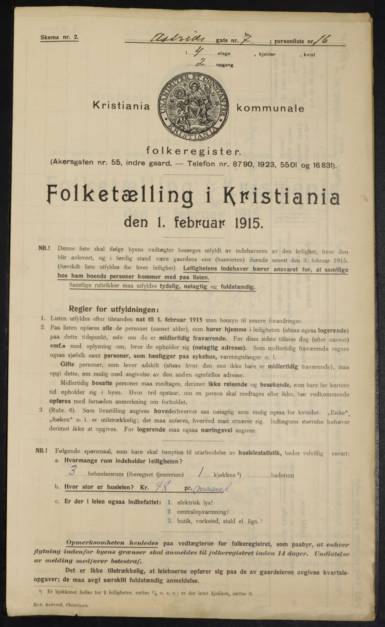 OBA, Kommunal folketelling 1.2.1915 for Kristiania, 1915, s. 17201