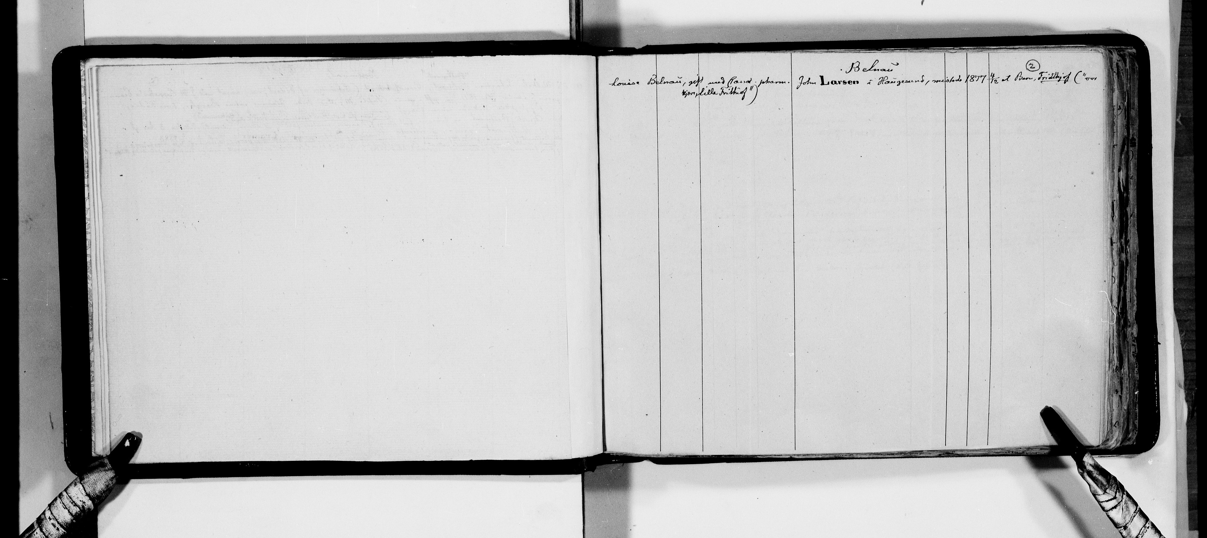 Lassens samlinger, AV/RA-PA-0051/F/Fa/L0005: Personalhistoriske og genealogiske opptegnelser: Belmont - Biltzing, 1500-1907