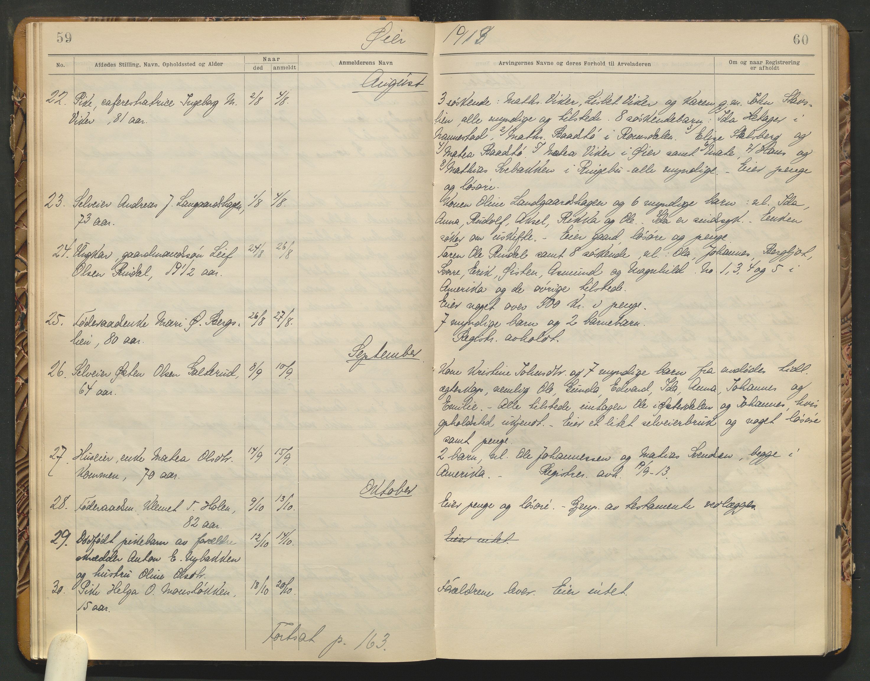 Sør-Gudbrandsdal tingrett, AV/SAH-TING-004/J/Jd/Jda/L0004: Dødsfallsprotokoll  - landet, 1906-1914, s. 59-60