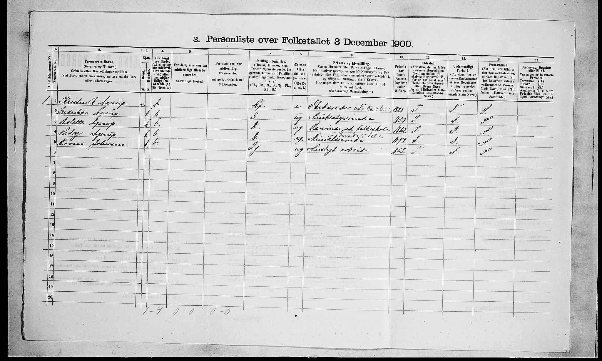 RA, Folketelling 1900 for 0722 Nøtterøy herred, 1900, s. 597