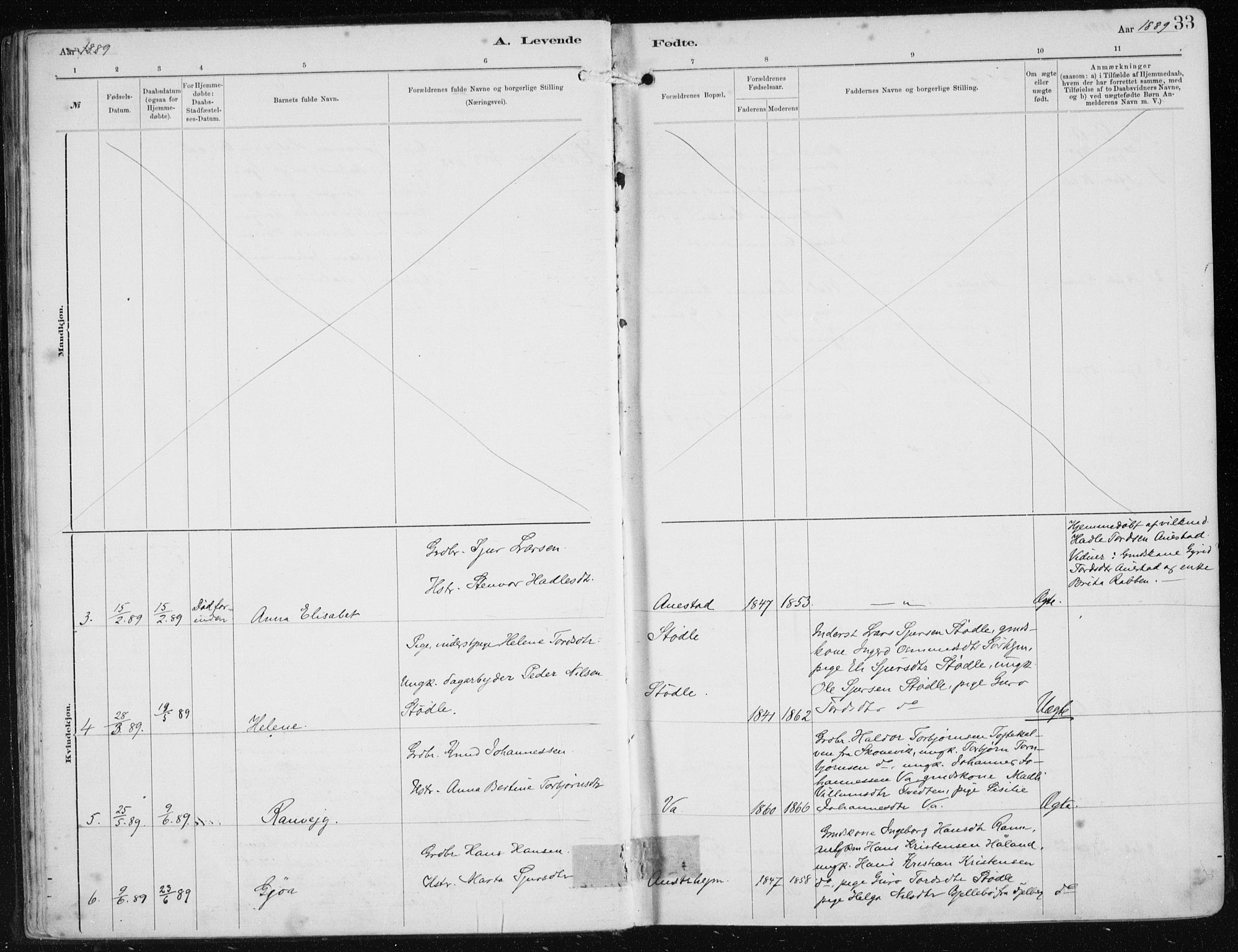Etne sokneprestembete, AV/SAB-A-75001/H/Haa: Ministerialbok nr. B  1, 1879-1919, s. 33