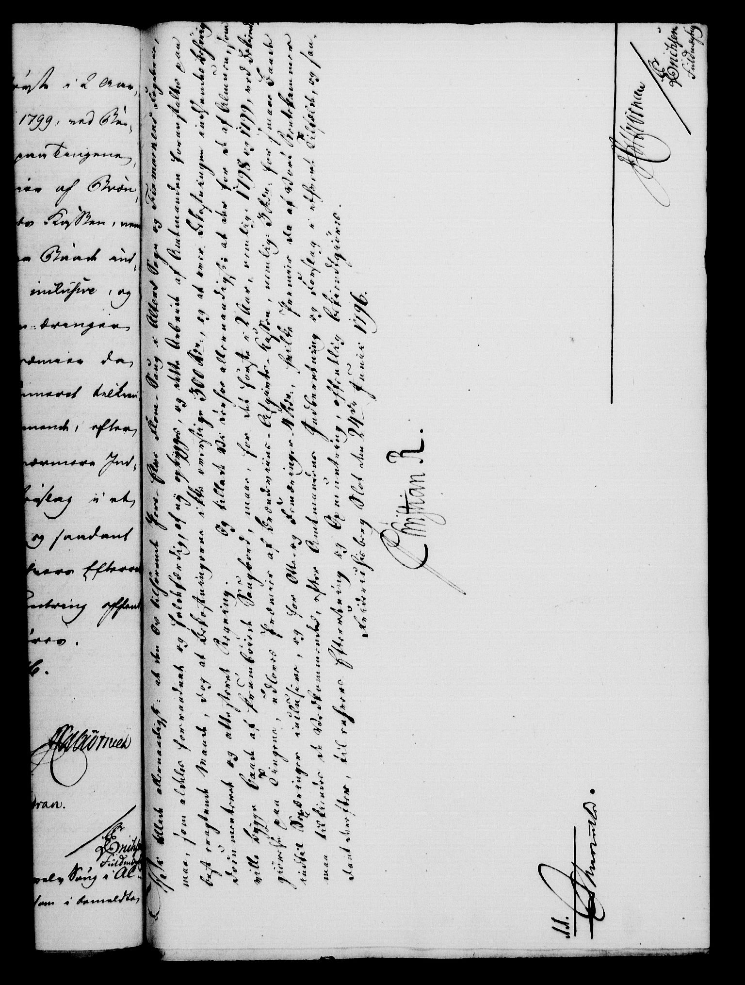 Rentekammeret, Kammerkanselliet, AV/RA-EA-3111/G/Gf/Gfa/L0078: Norsk relasjons- og resolusjonsprotokoll (merket RK 52.78), 1796, s. 253