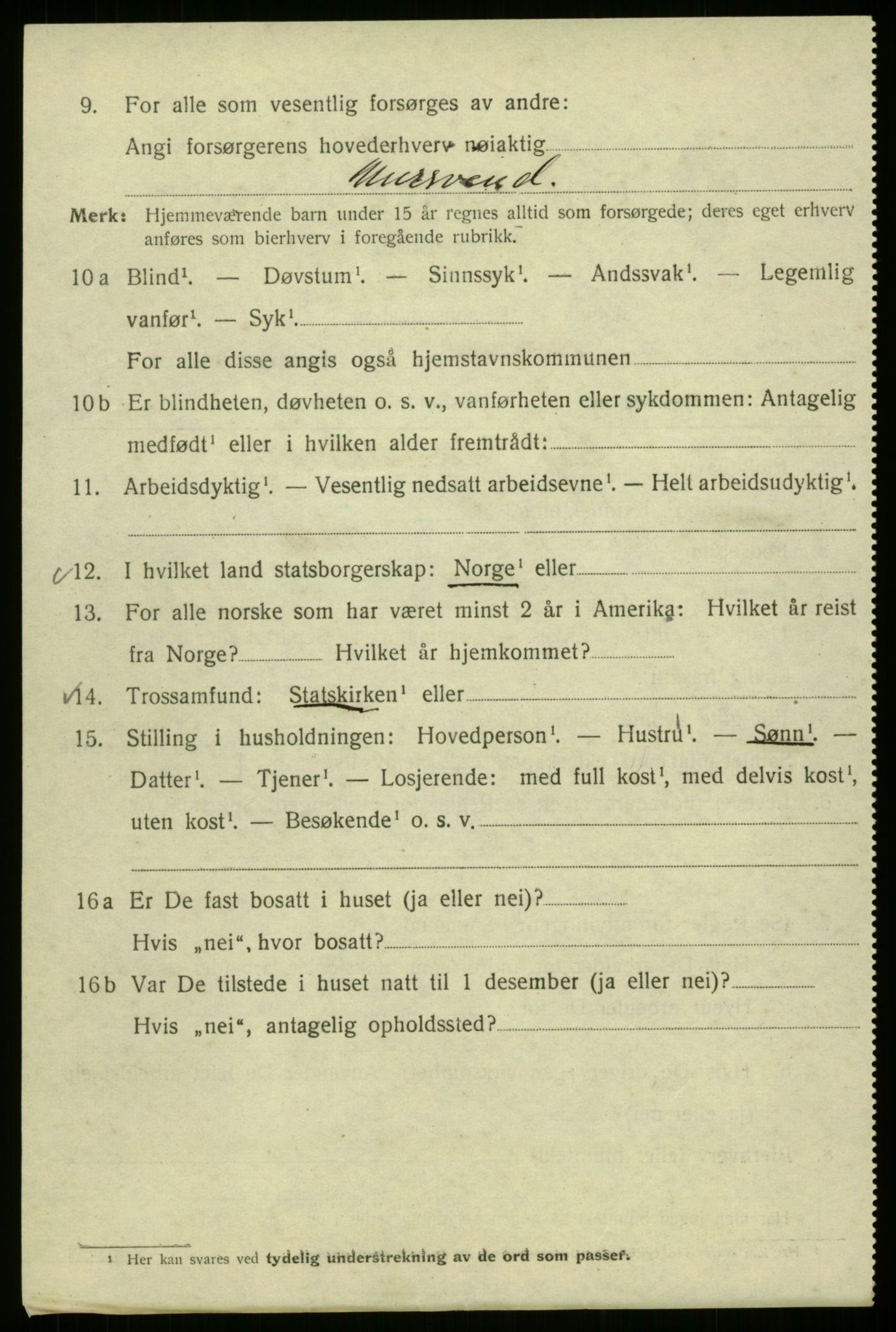 SAB, Folketelling 1920 for 1301 Bergen kjøpstad, 1920, s. 141035