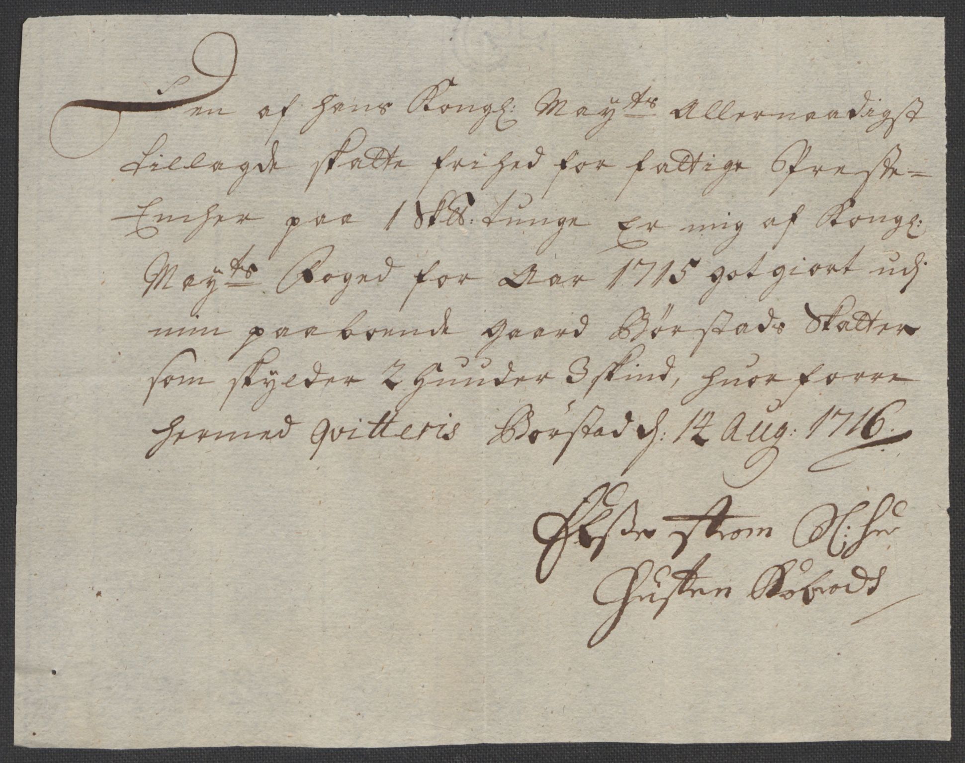 Rentekammeret inntil 1814, Reviderte regnskaper, Fogderegnskap, AV/RA-EA-4092/R18/L1314: Fogderegnskap Hadeland, Toten og Valdres, 1715, s. 367