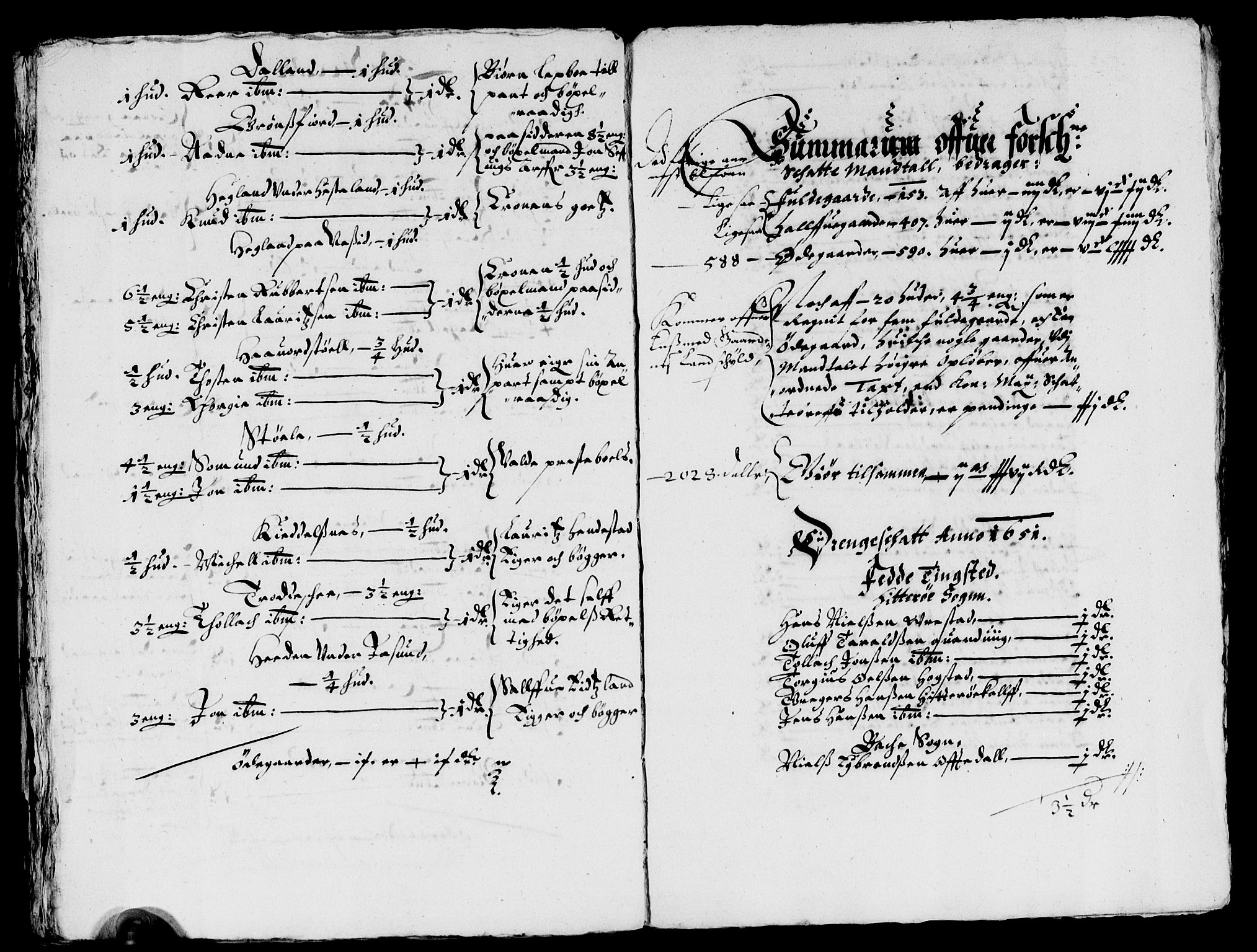 Rentekammeret inntil 1814, Reviderte regnskaper, Lensregnskaper, AV/RA-EA-5023/R/Rb/Rbr/L0019: Lista len, 1650-1653