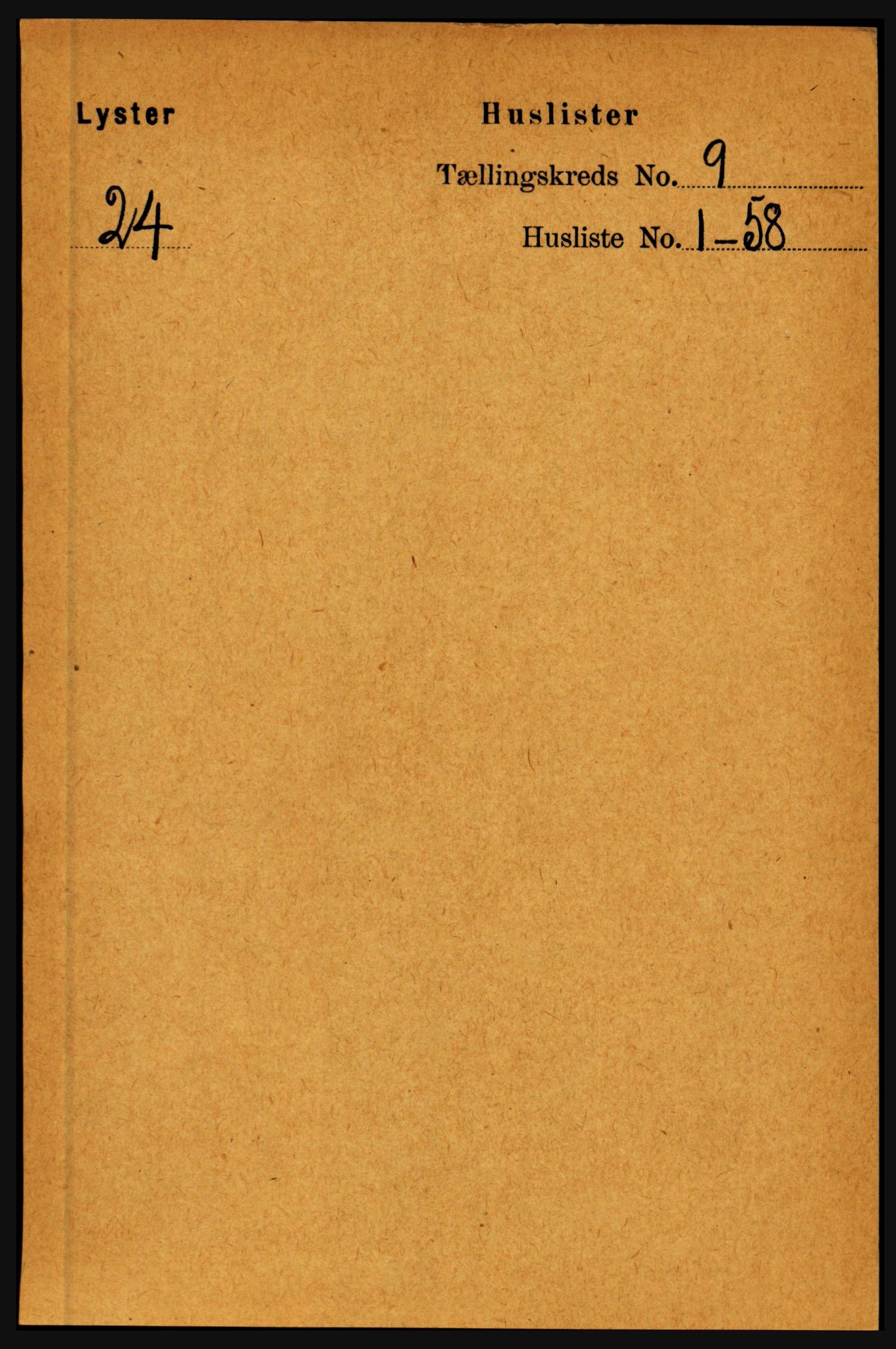 RA, Folketelling 1891 for 1426 Luster herred, 1891, s. 2745