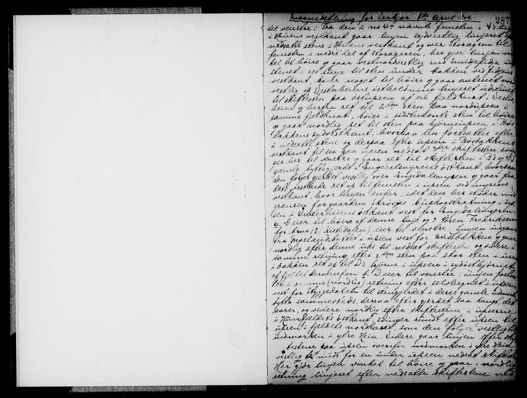 Mandal sorenskriveri, SAK/1221-0005/001/G/Gb/Gba/L0050: Pantebok nr. 30b, 1906-1910, s. 287