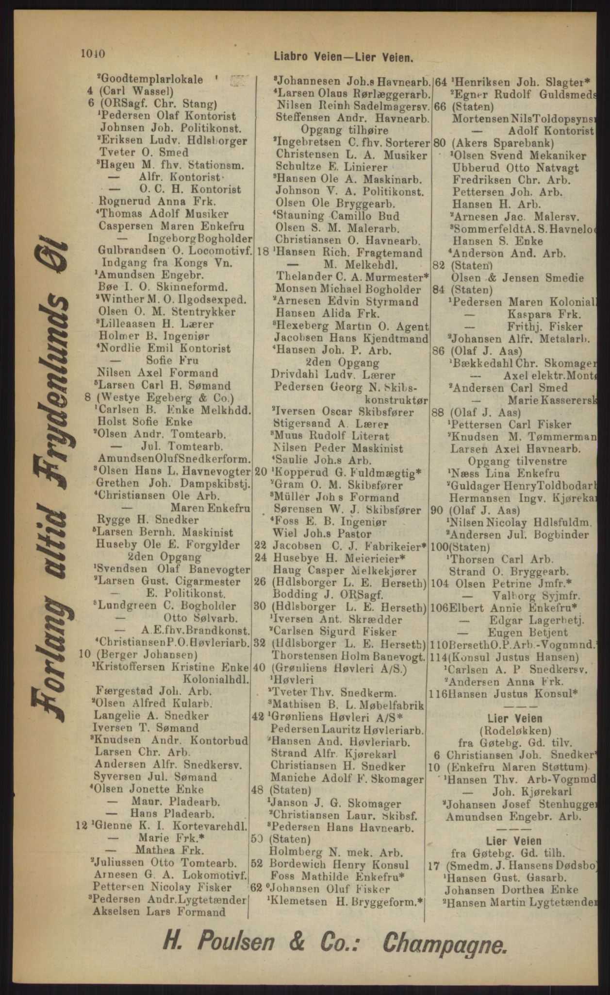 Kristiania/Oslo adressebok, PUBL/-, 1903, s. 1040