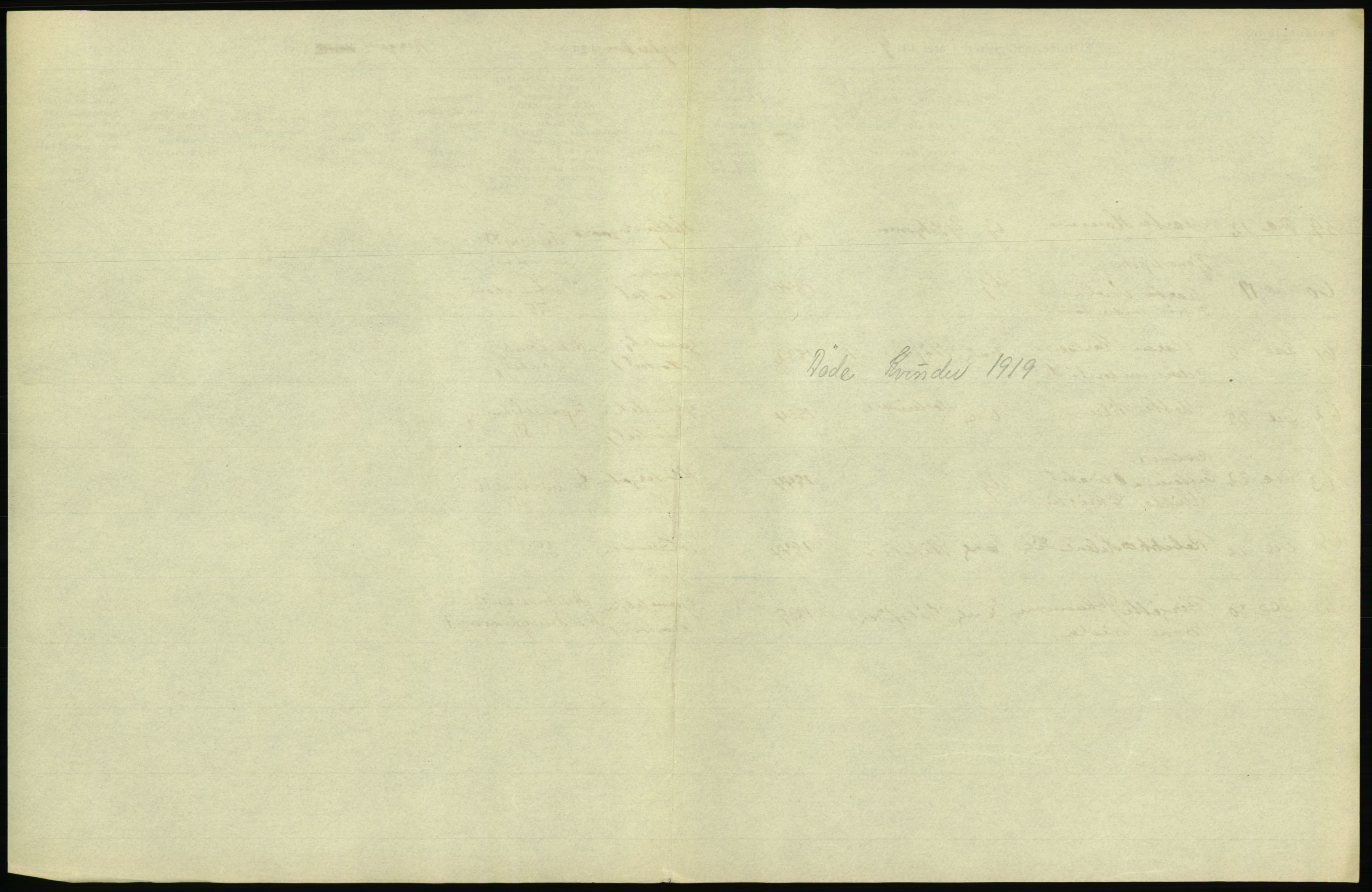 Statistisk sentralbyrå, Sosiodemografiske emner, Befolkning, AV/RA-S-2228/D/Df/Dfb/Dfbi/L0035: Bergen: Gifte, døde, dødfødte., 1919, s. 565