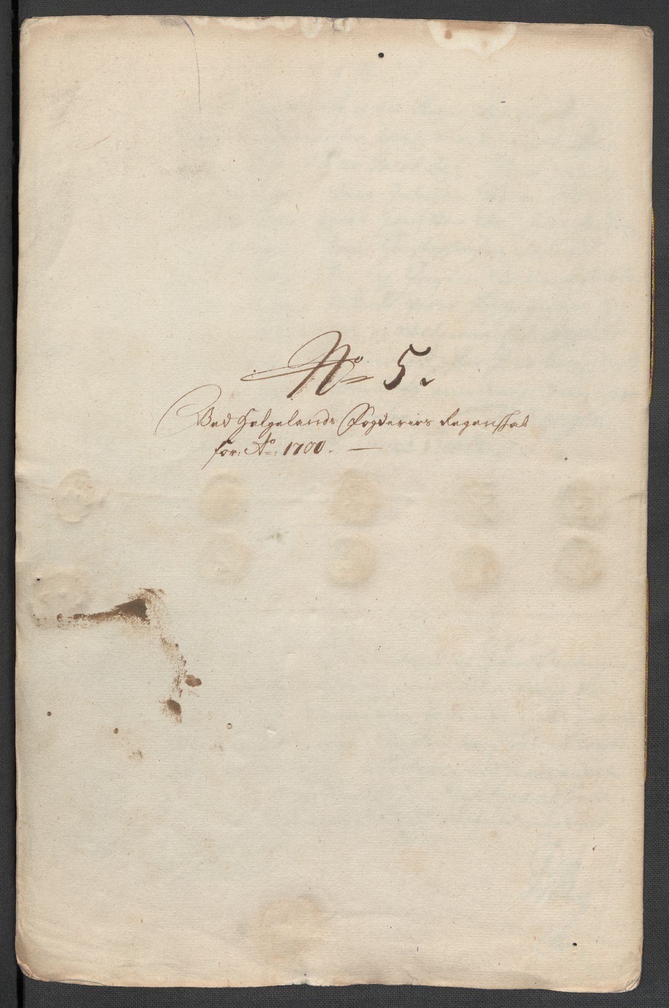 Rentekammeret inntil 1814, Reviderte regnskaper, Fogderegnskap, RA/EA-4092/R65/L4507: Fogderegnskap Helgeland, 1699-1701, s. 270