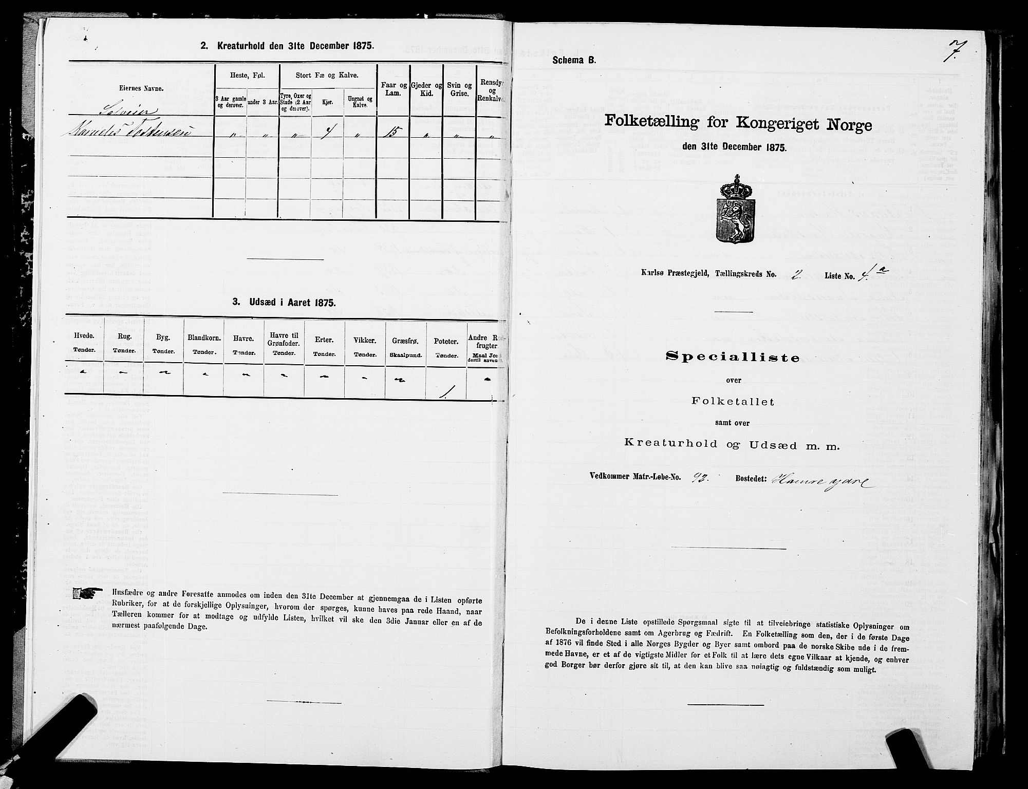 SATØ, Folketelling 1875 for 1936P Karlsøy prestegjeld, 1875, s. 2007