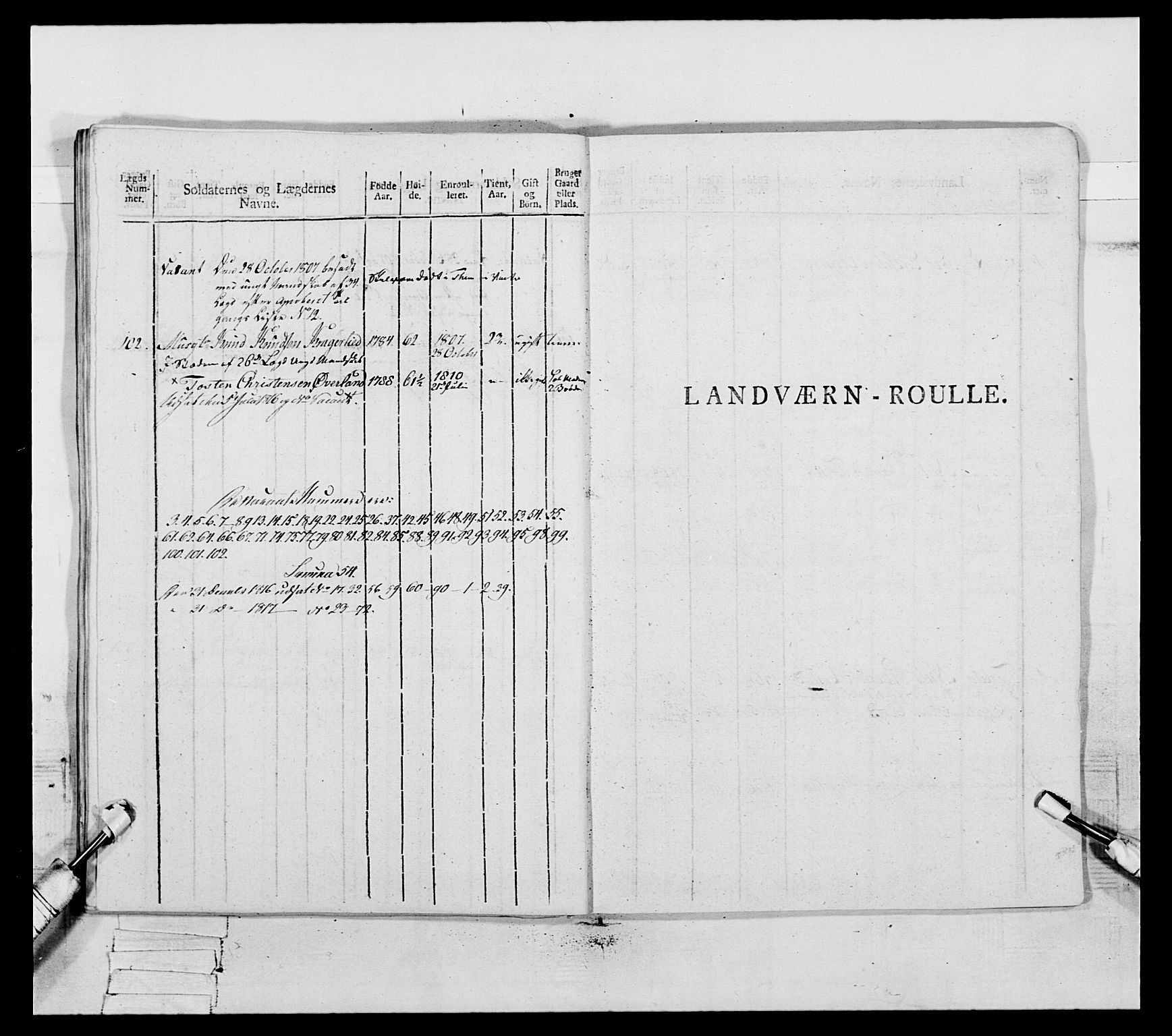 Generalitets- og kommissariatskollegiet, Det kongelige norske kommissariatskollegium, RA/EA-5420/E/Eh/L0083a: 2. Trondheimske nasjonale infanteriregiment, 1810, s. 327