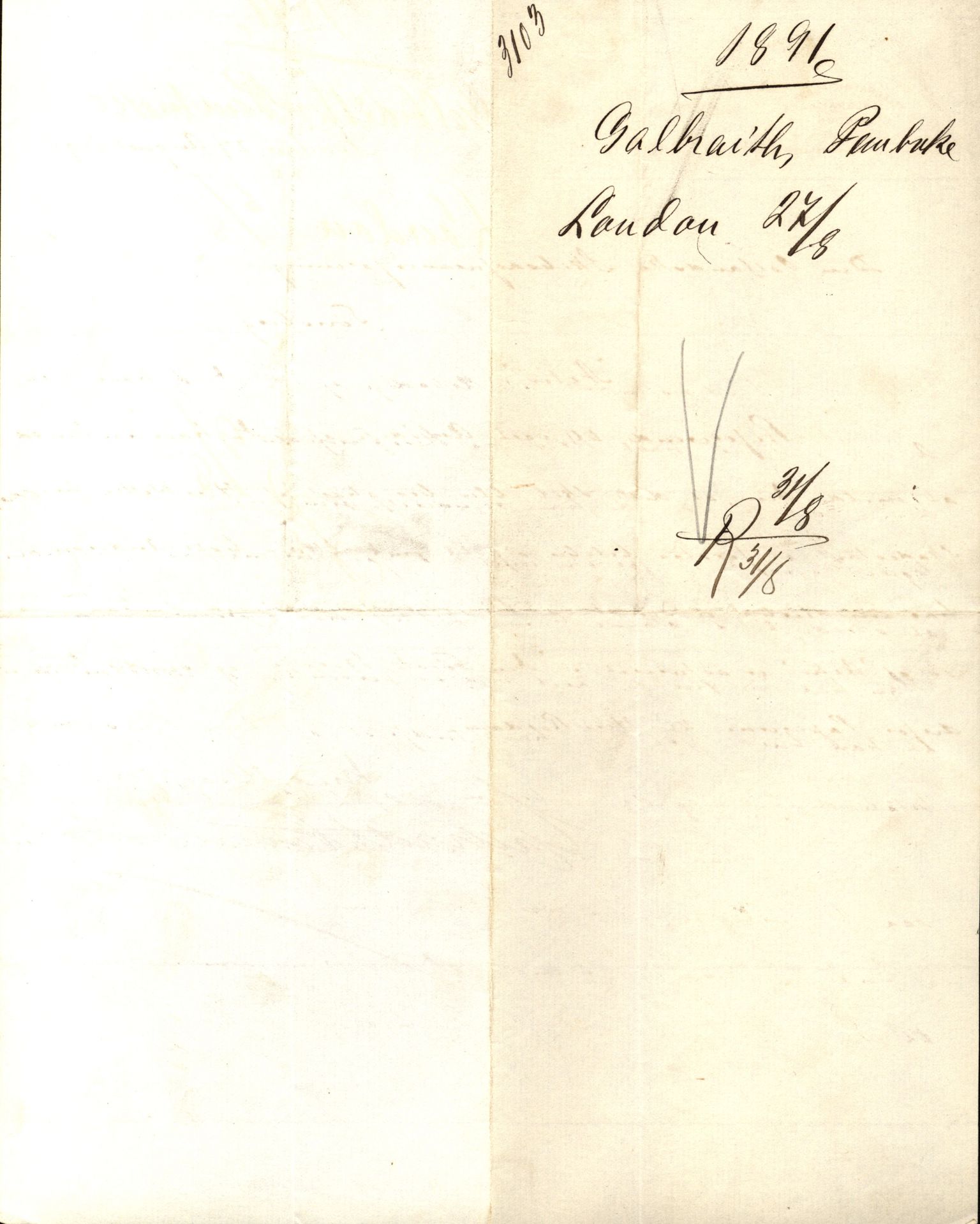 Pa 63 - Østlandske skibsassuranceforening, VEMU/A-1079/G/Ga/L0027/0005: Havaridokumenter / Activ, Sarah Humphrey, Lydia, Achilles, J. Williams, 1891, s. 6