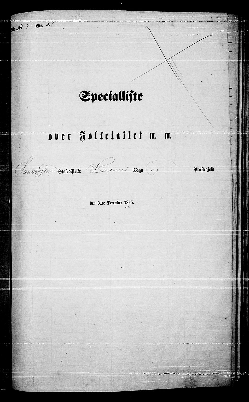 RA, Folketelling 1865 for 0628P Hurum prestegjeld, 1865, s. 80