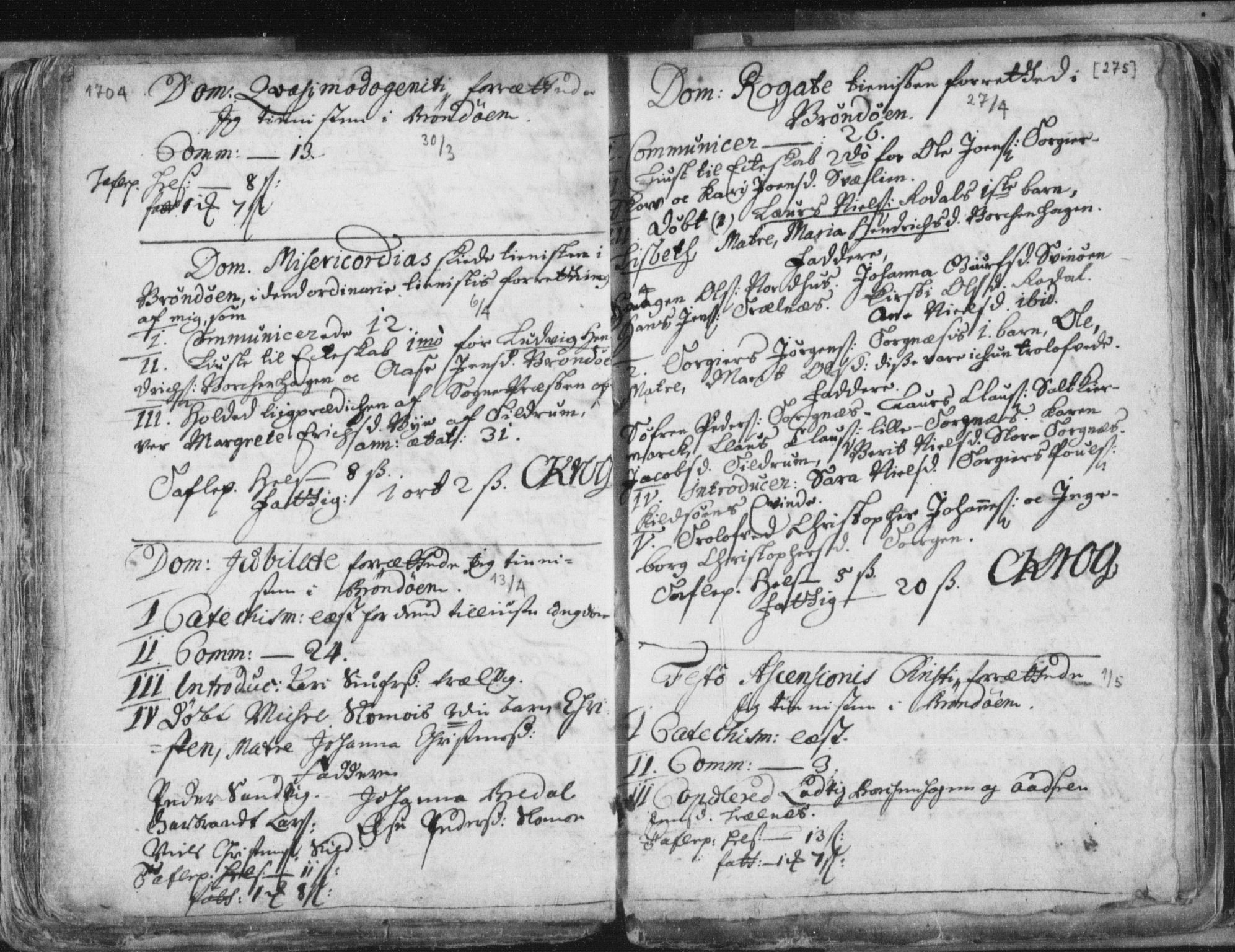 Ministerialprotokoller, klokkerbøker og fødselsregistre - Nordland, AV/SAT-A-1459/813/L0192: Ministerialbok nr. 813A02, 1677-1718, s. 275