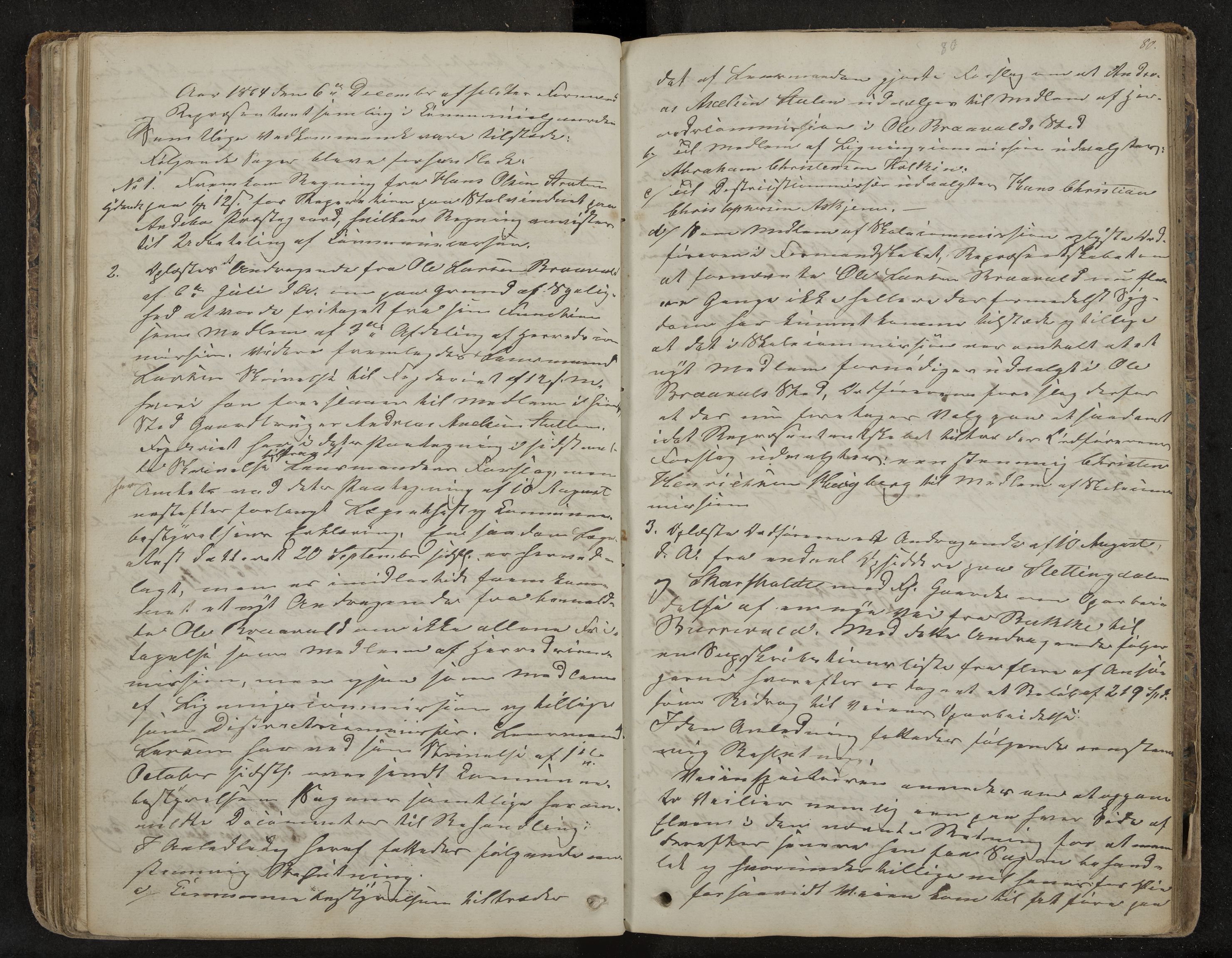 Andebu formannskap og sentraladministrasjon, IKAK/0719021-1/A/Aa/L0001: Møtebok med register, 1837-1869, s. 80
