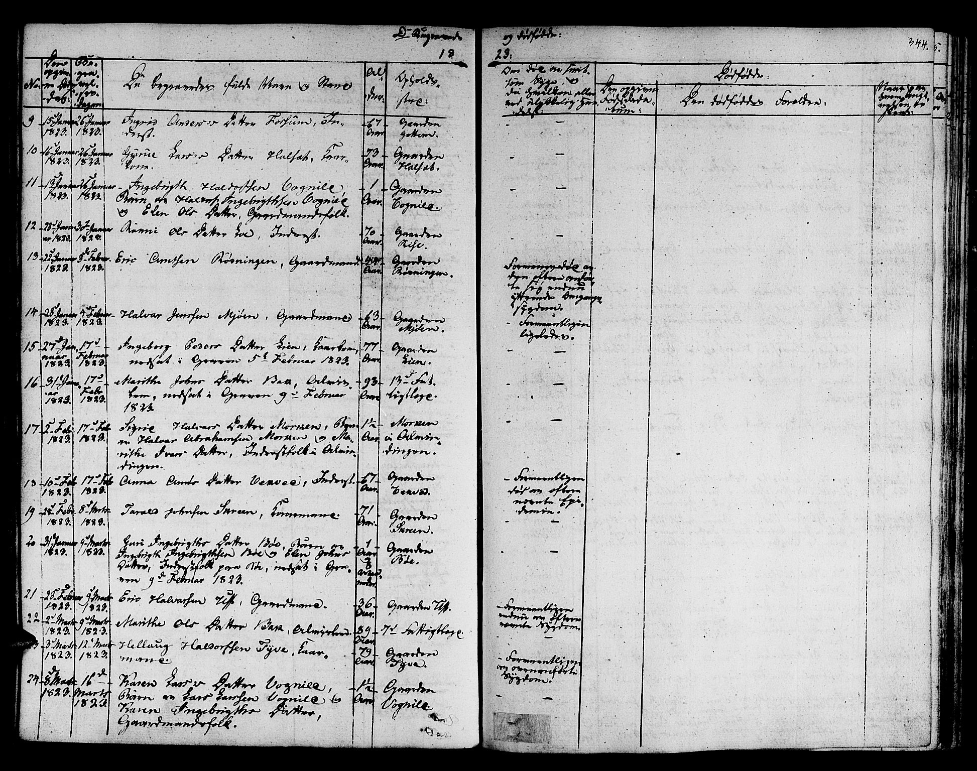 Ministerialprotokoller, klokkerbøker og fødselsregistre - Sør-Trøndelag, AV/SAT-A-1456/678/L0897: Ministerialbok nr. 678A06-07, 1821-1847, s. 344