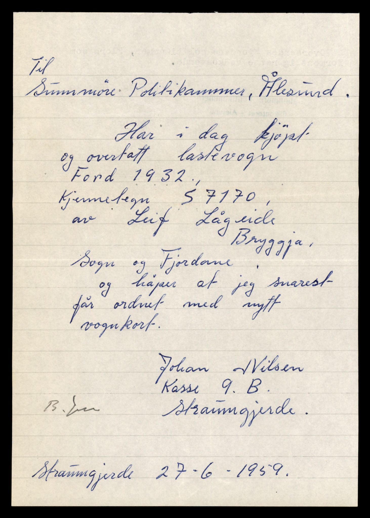 Møre og Romsdal vegkontor - Ålesund trafikkstasjon, AV/SAT-A-4099/F/Fe/L0035: Registreringskort for kjøretøy T 12653 - T 12829, 1927-1998, s. 2490