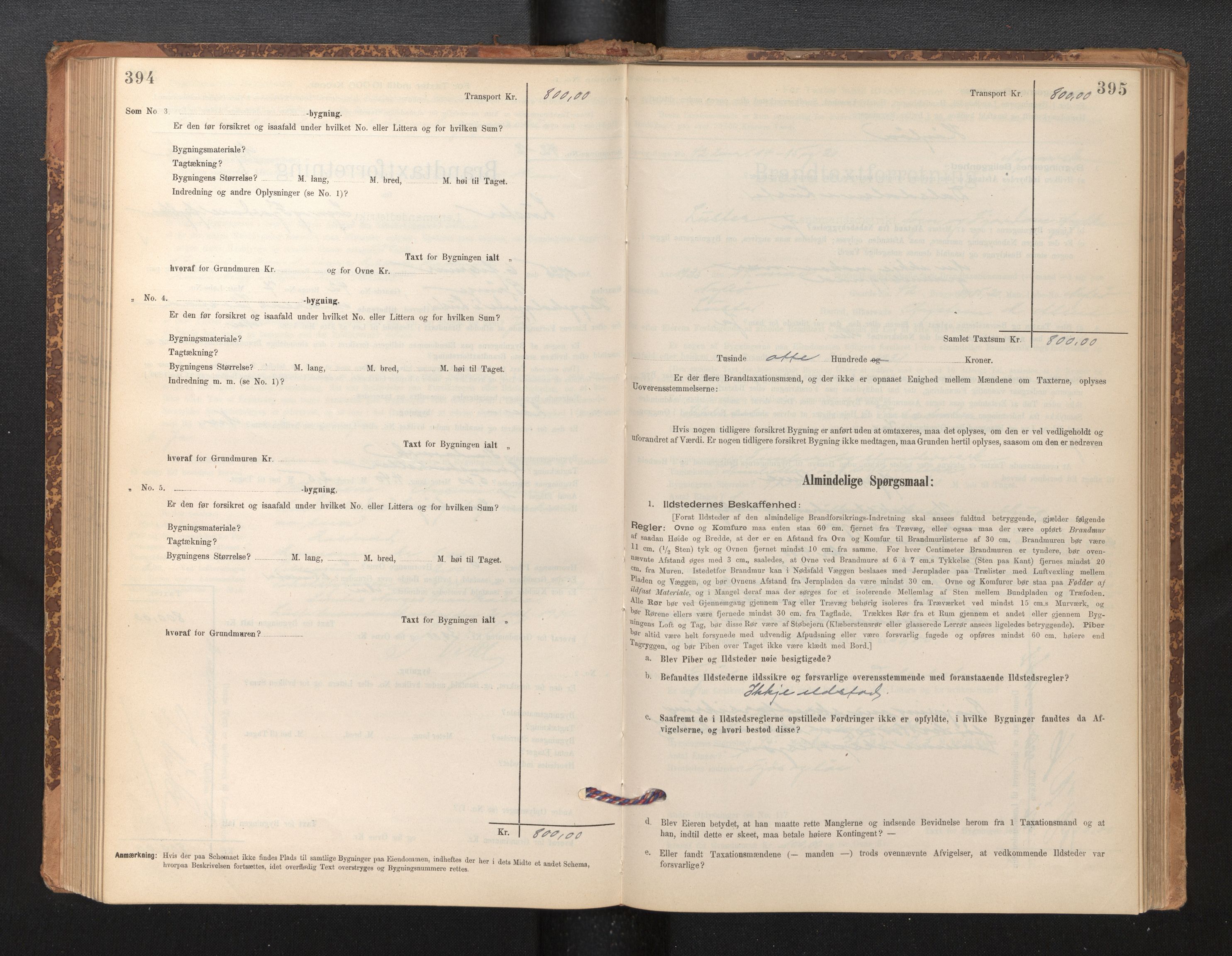 Lensmannen i Luster, SAB/A-29301/0012/L0007: Branntakstprotokoll, skjematakst, 1895-1935, s. 394-395