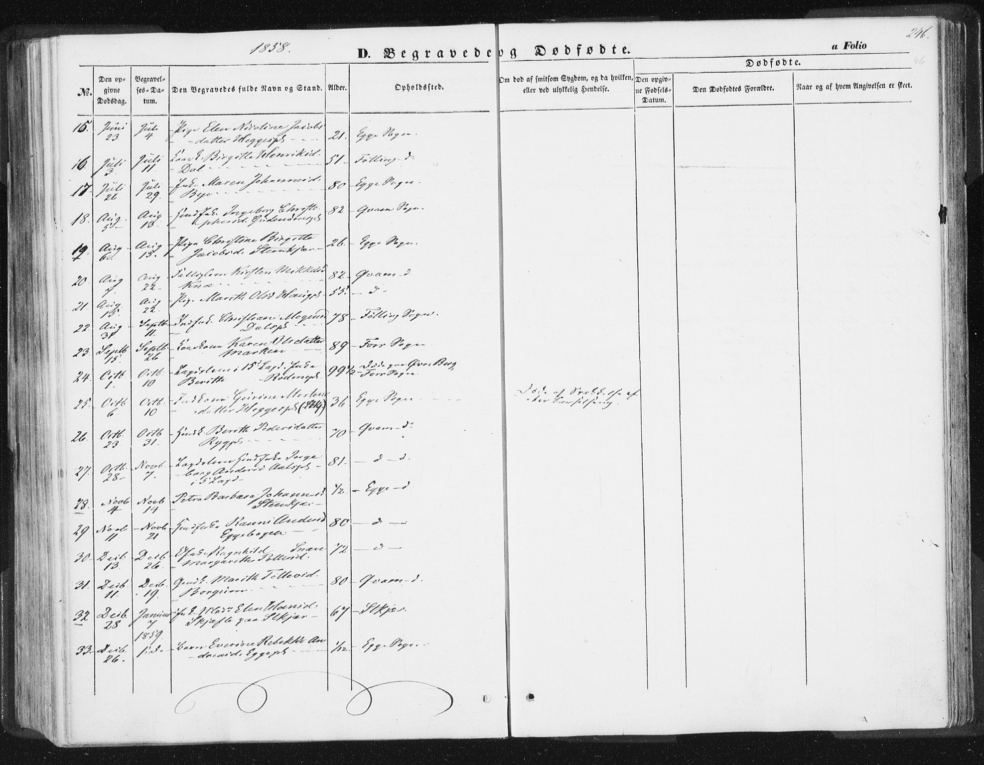 Ministerialprotokoller, klokkerbøker og fødselsregistre - Nord-Trøndelag, SAT/A-1458/746/L0446: Ministerialbok nr. 746A05, 1846-1859, s. 246
