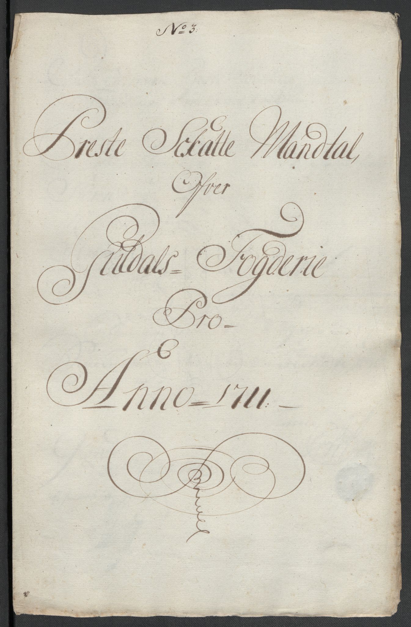 Rentekammeret inntil 1814, Reviderte regnskaper, Fogderegnskap, RA/EA-4092/R60/L3961: Fogderegnskap Orkdal og Gauldal, 1711, s. 329