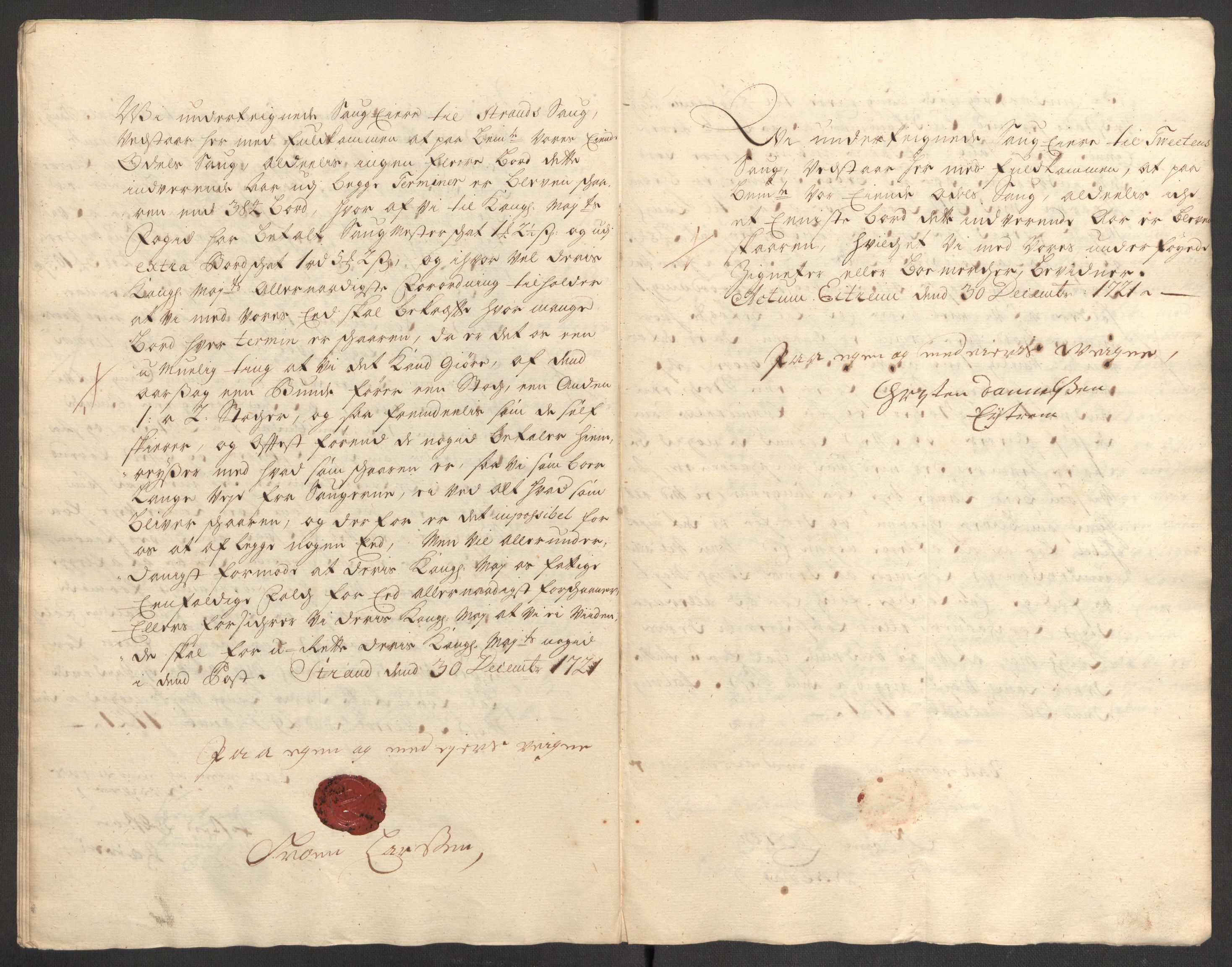 Rentekammeret inntil 1814, Reviderte regnskaper, Fogderegnskap, AV/RA-EA-4092/R48/L3000: Fogderegnskap Sunnhordland og Hardanger, 1721, s. 177