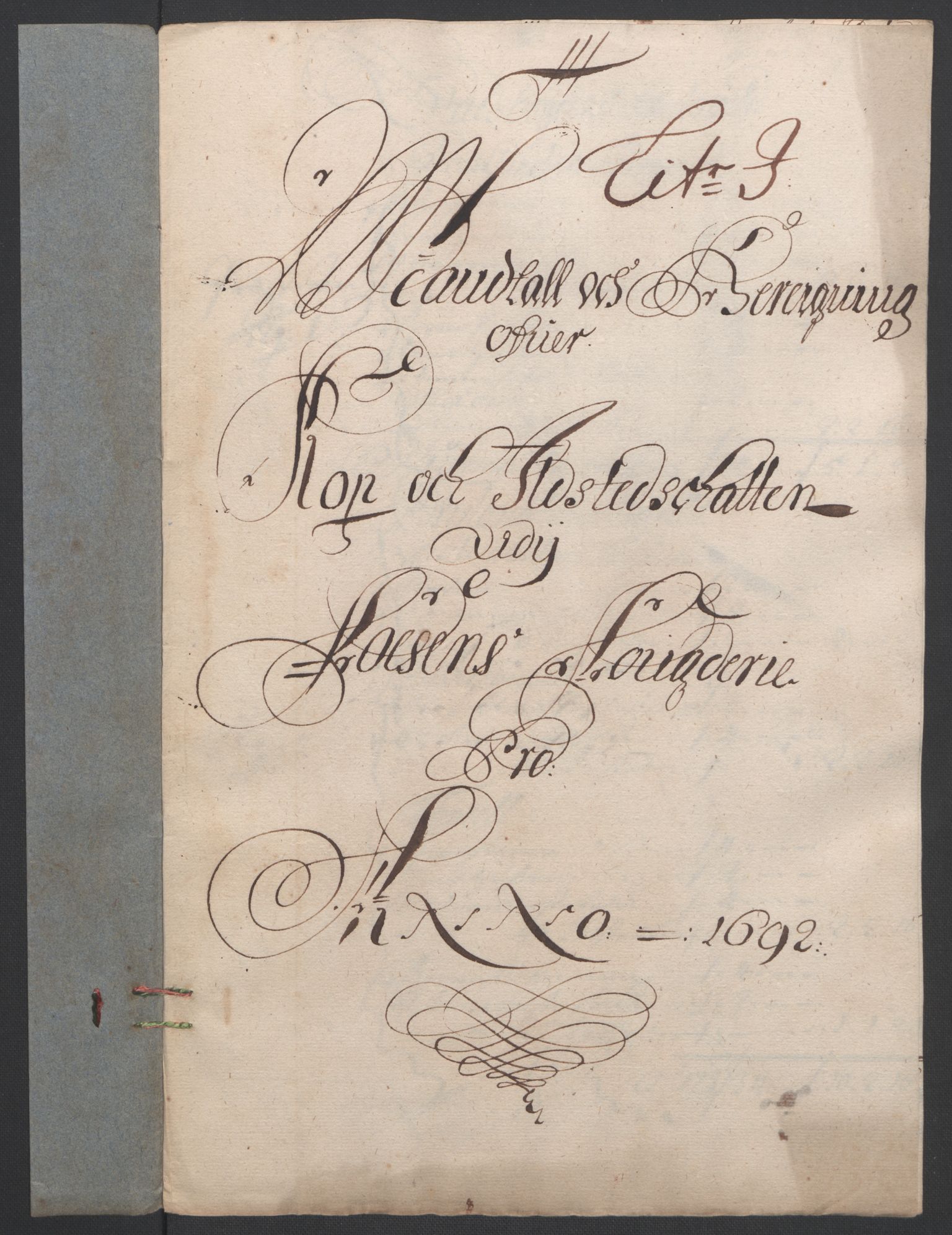 Rentekammeret inntil 1814, Reviderte regnskaper, Fogderegnskap, RA/EA-4092/R57/L3849: Fogderegnskap Fosen, 1692-1693, s. 143