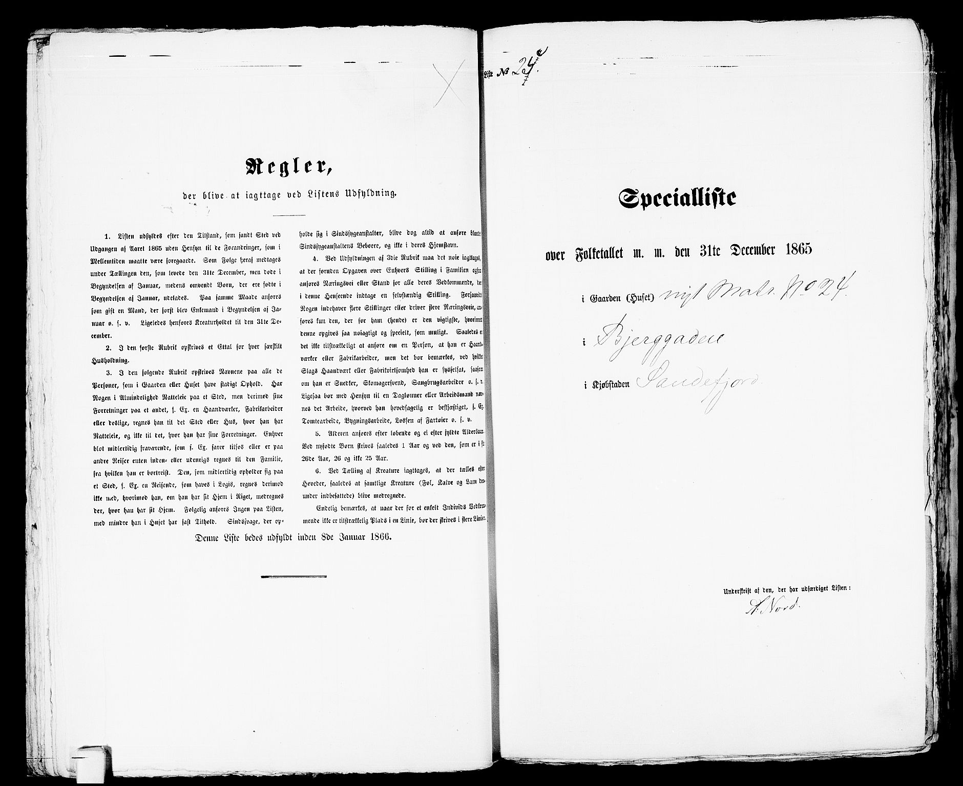 RA, Folketelling 1865 for 0706B Sandeherred prestegjeld, Sandefjord kjøpstad, 1865, s. 56