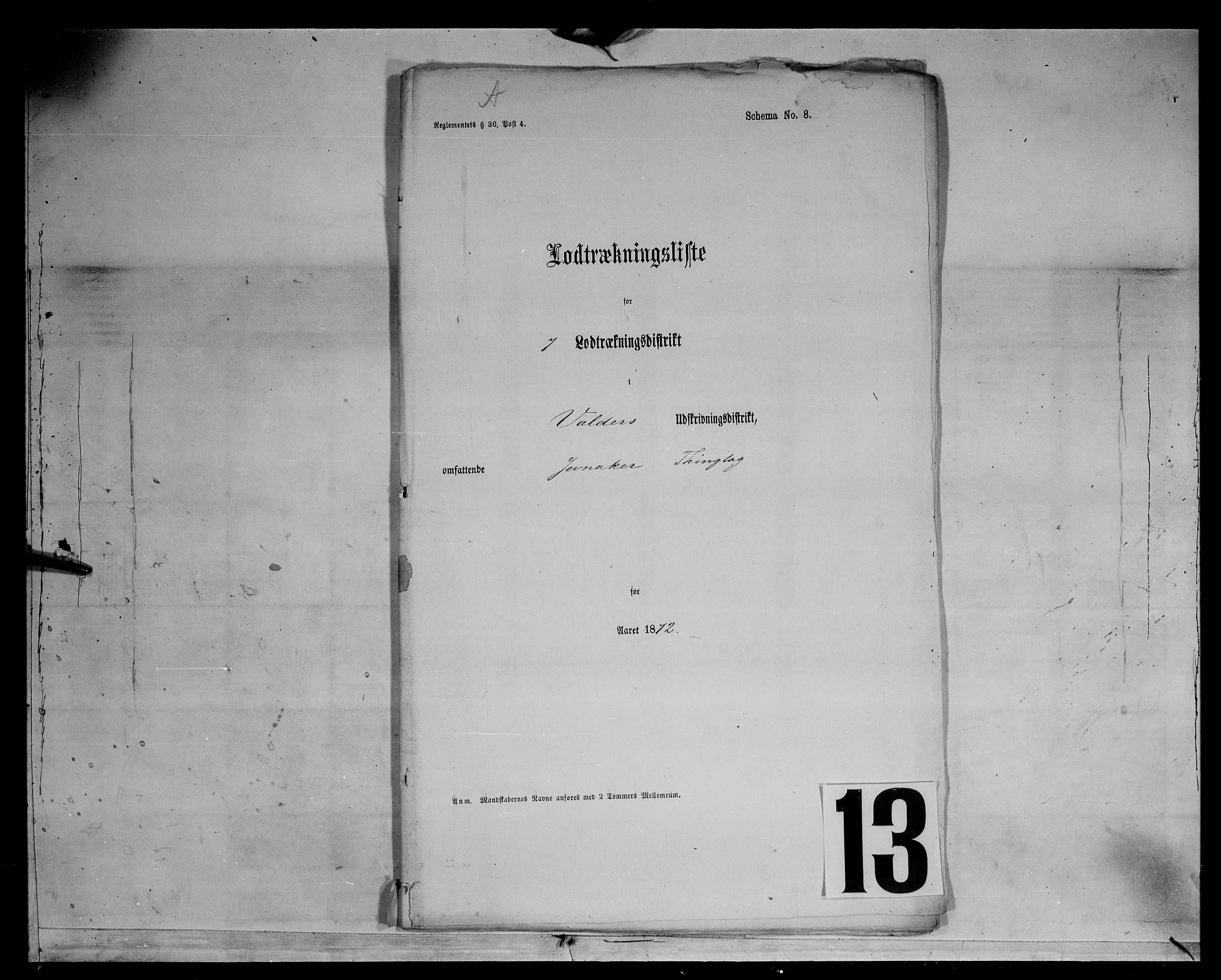 Fylkesmannen i Oppland, AV/SAH-FYO-002/1/K/Kg/L1166: Gran og Jevnaker, 1860-1879, s. 8401