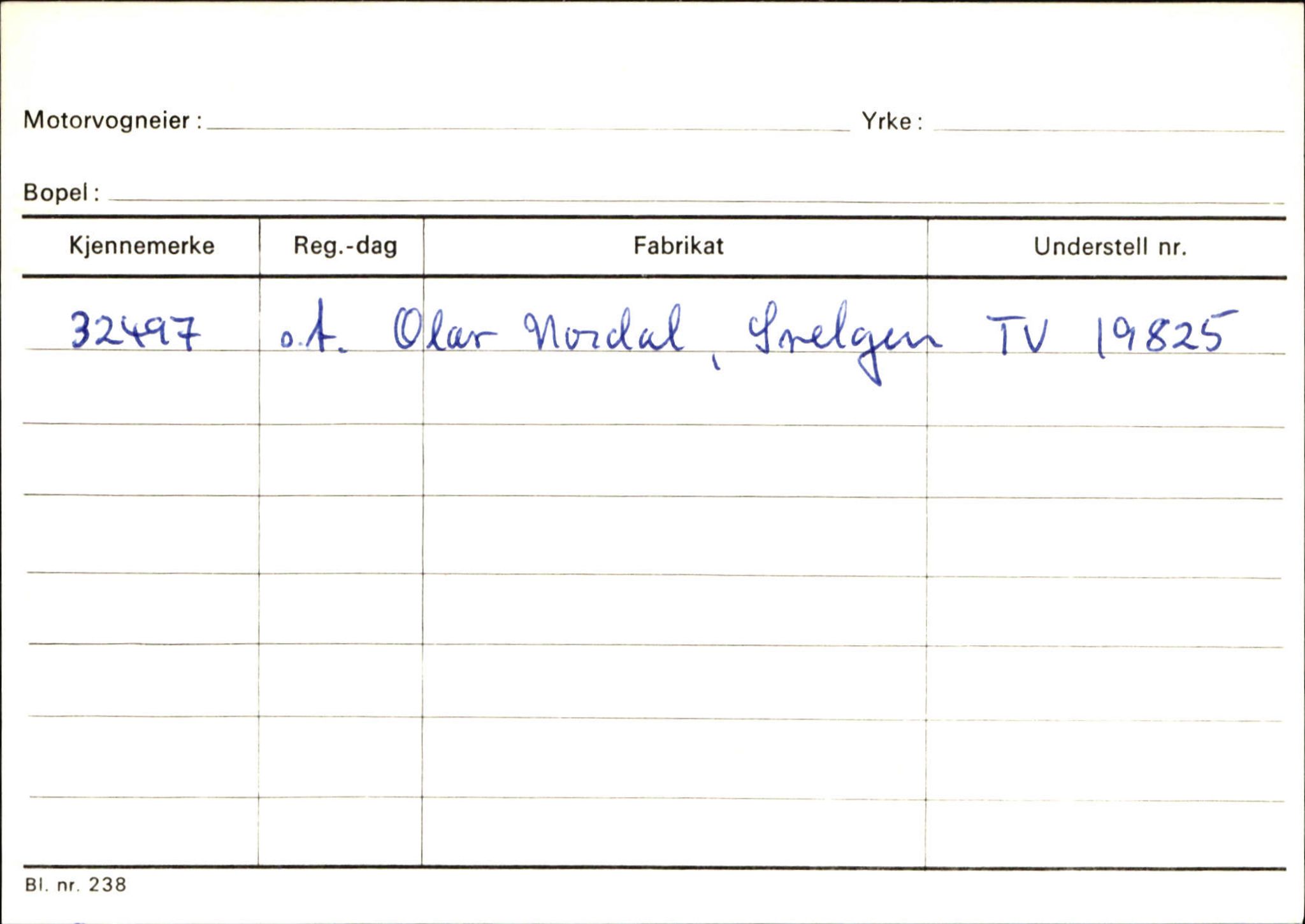 Statens vegvesen, Sogn og Fjordane vegkontor, SAB/A-5301/4/F/L0132: Eigarregister Askvoll A-Å. Balestrand A-Å, 1945-1975, s. 1158