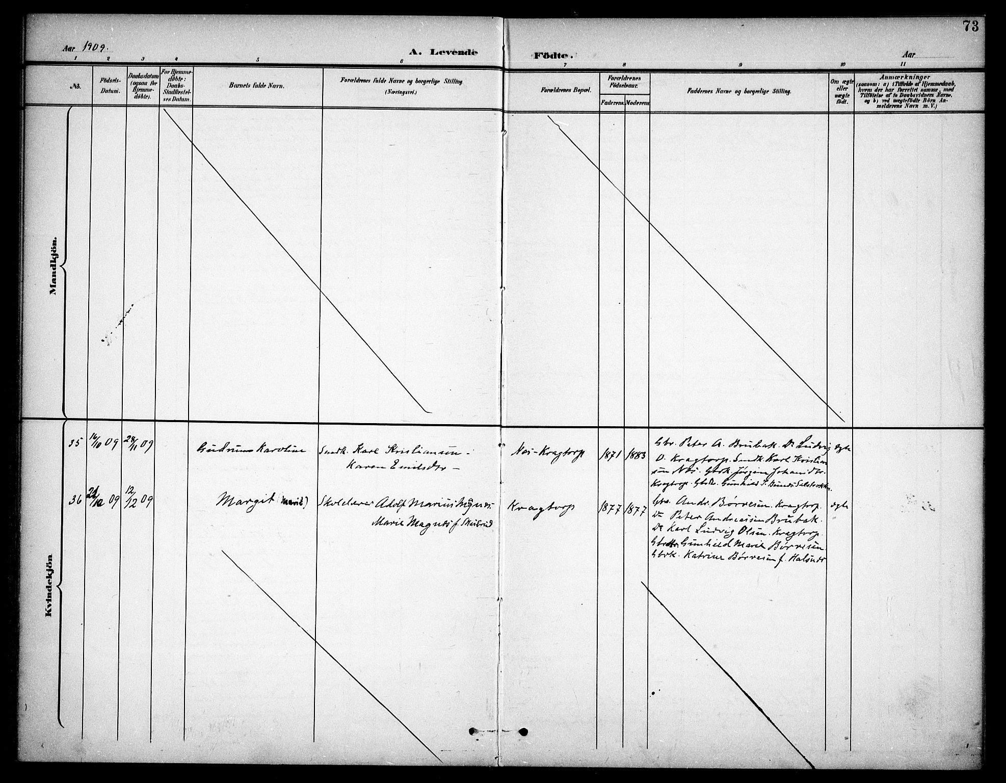 Høland prestekontor Kirkebøker, AV/SAO-A-10346a/F/Fb/L0003: Ministerialbok nr. II 3, 1897-1912, s. 73