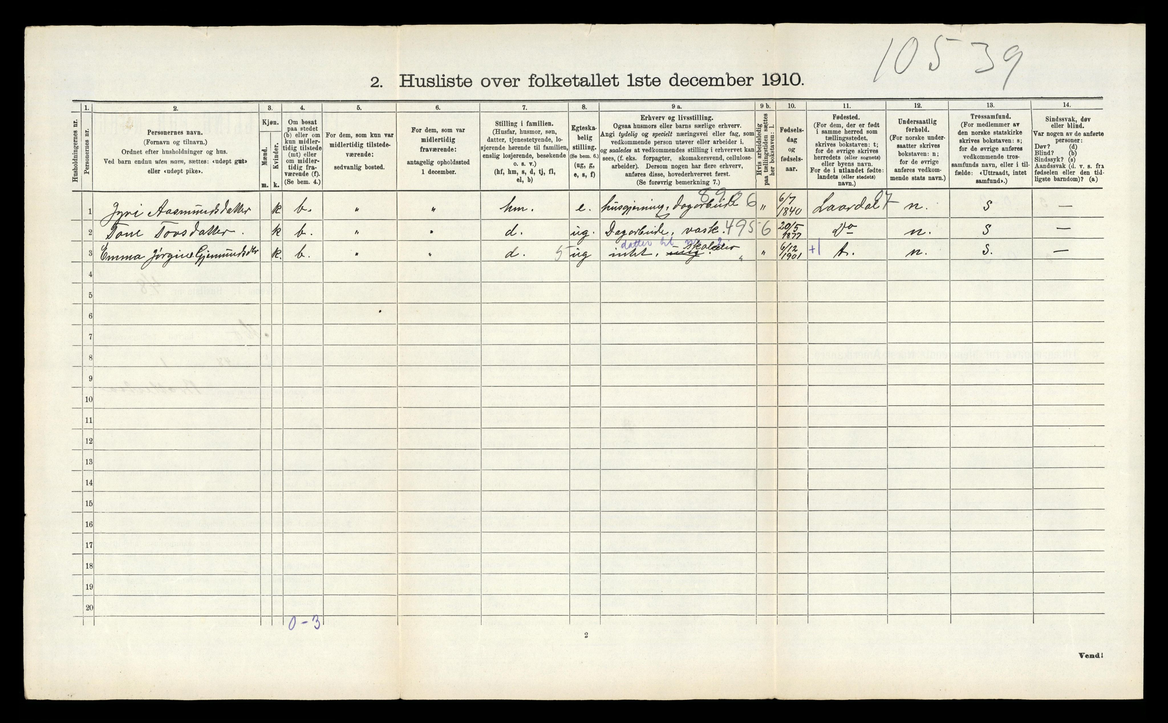 RA, Folketelling 1910 for 0832 Mo herred, 1910, s. 465