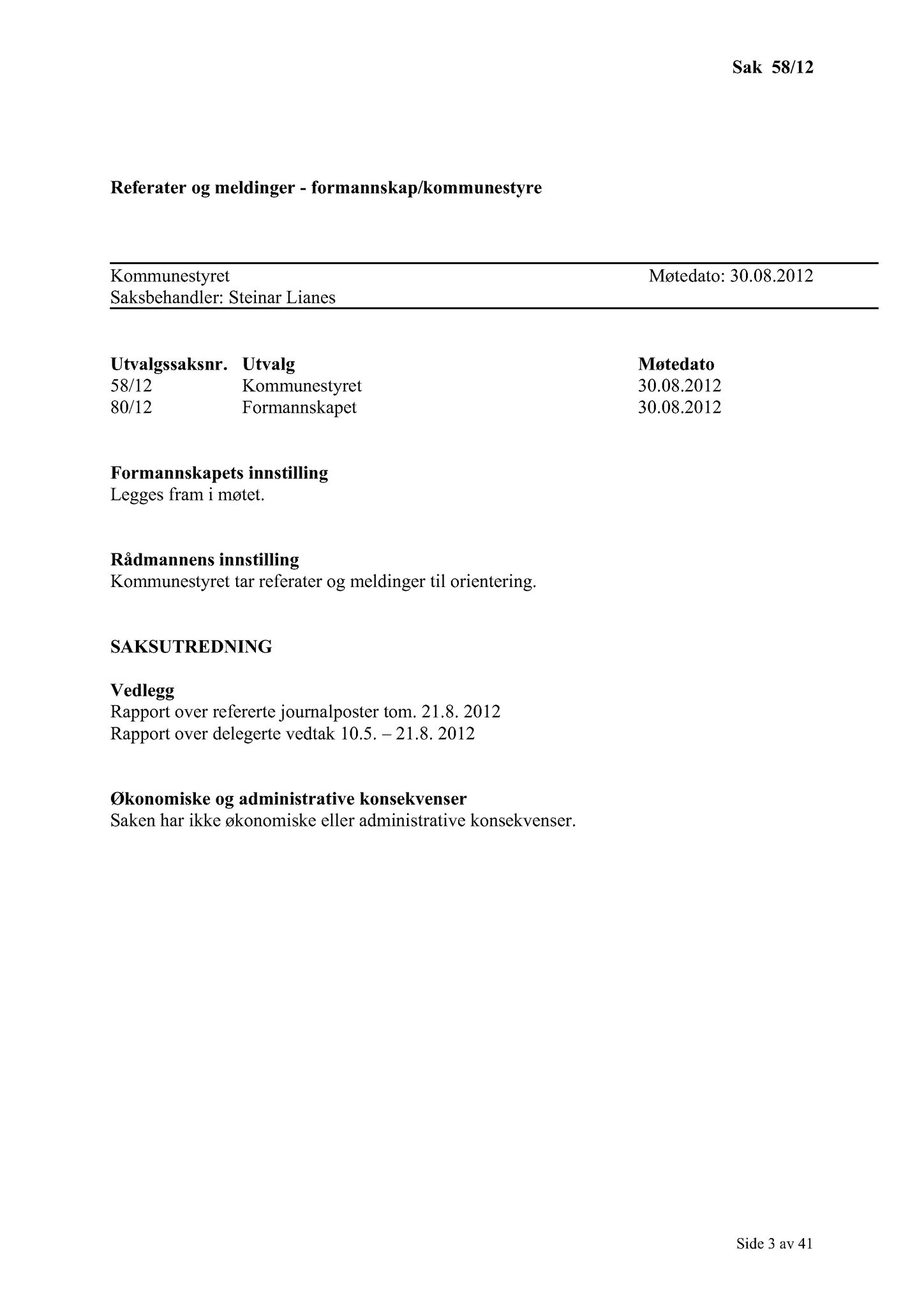 Klæbu Kommune, TRKO/KK/01-KS/L005: Kommunestyret - Møtedokumenter, 2012, s. 1189