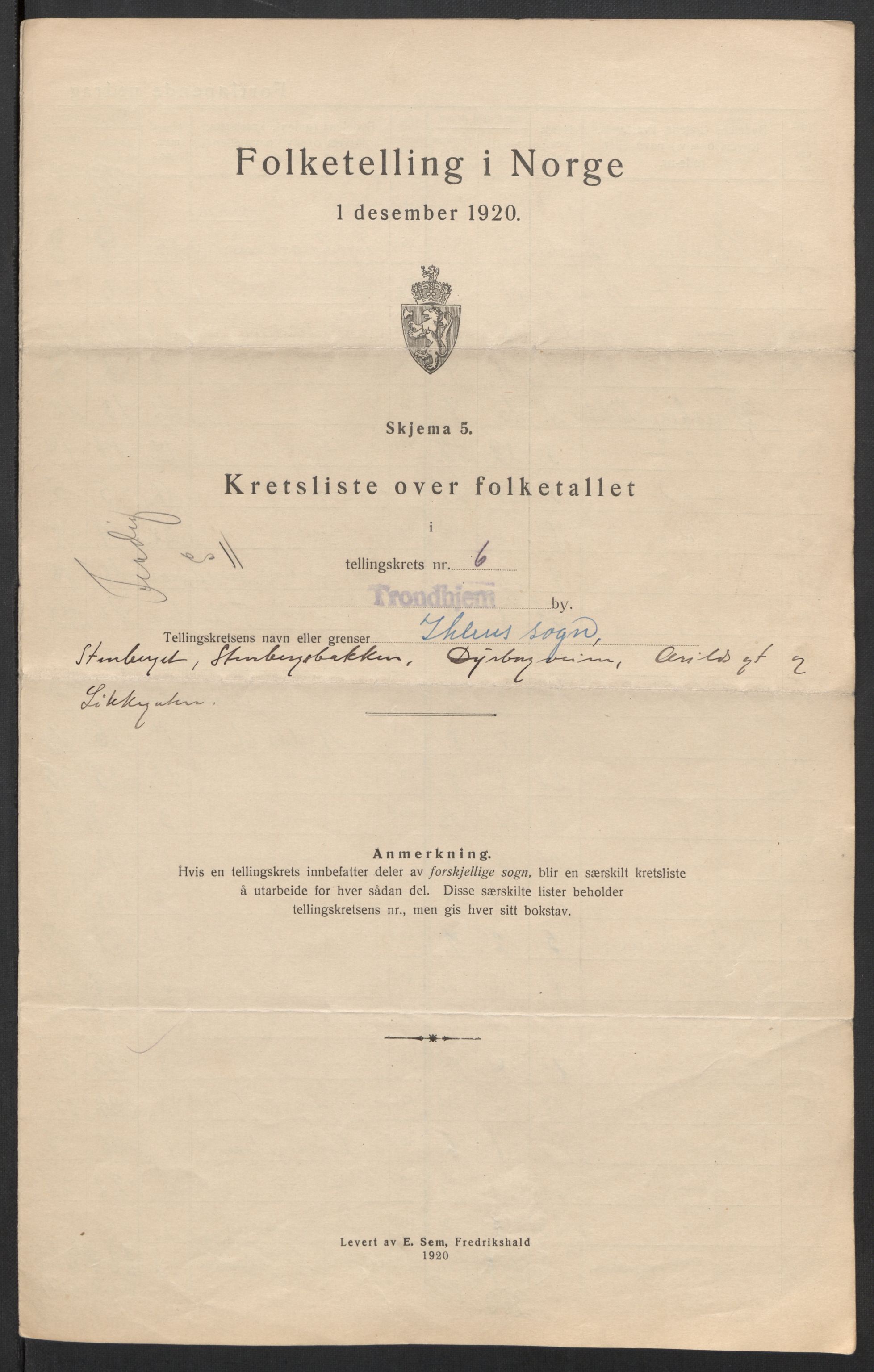 SAT, Folketelling 1920 for 1601 Trondheim kjøpstad, 1920, s. 29