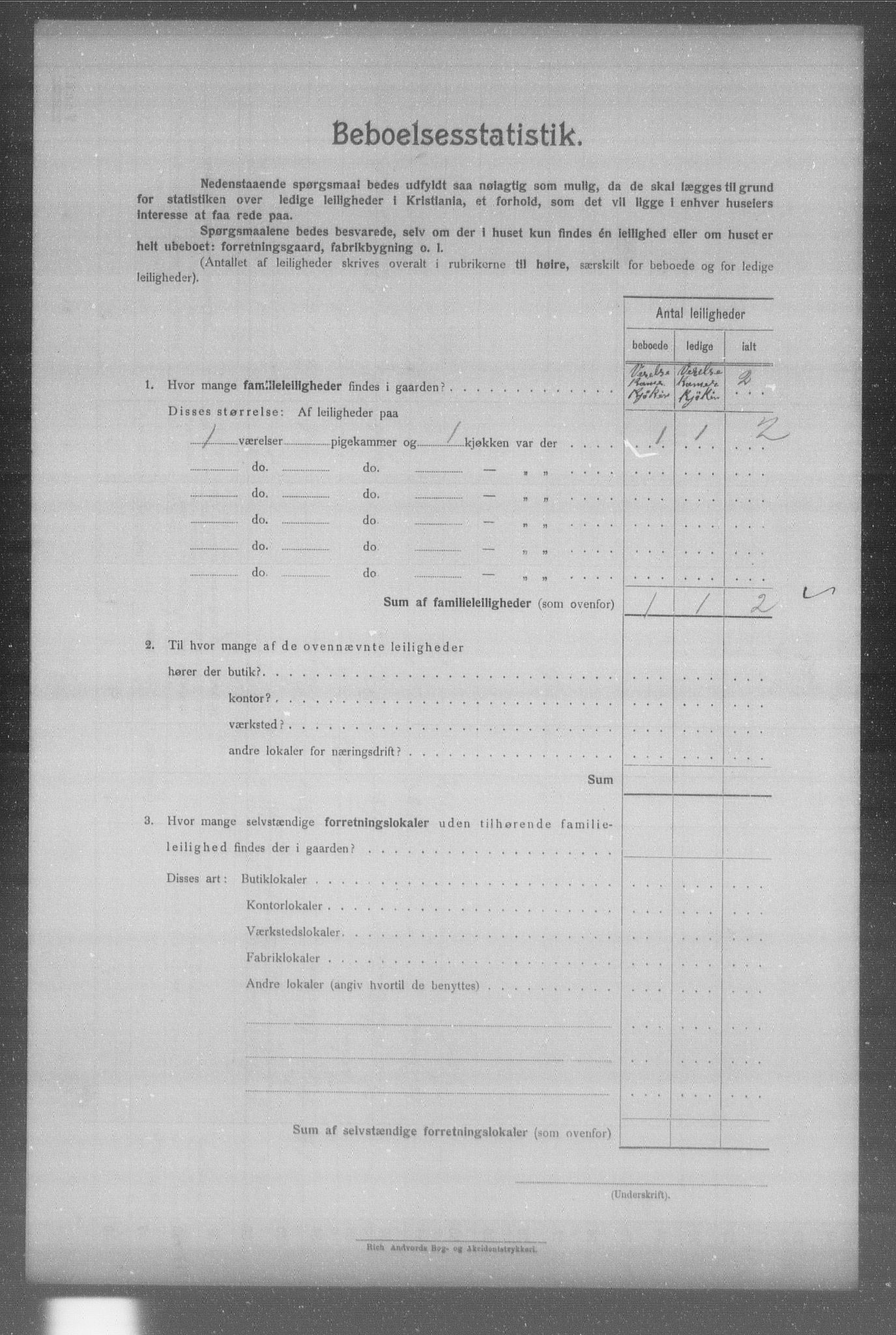 OBA, Kommunal folketelling 31.12.1904 for Kristiania kjøpstad, 1904, s. 3559