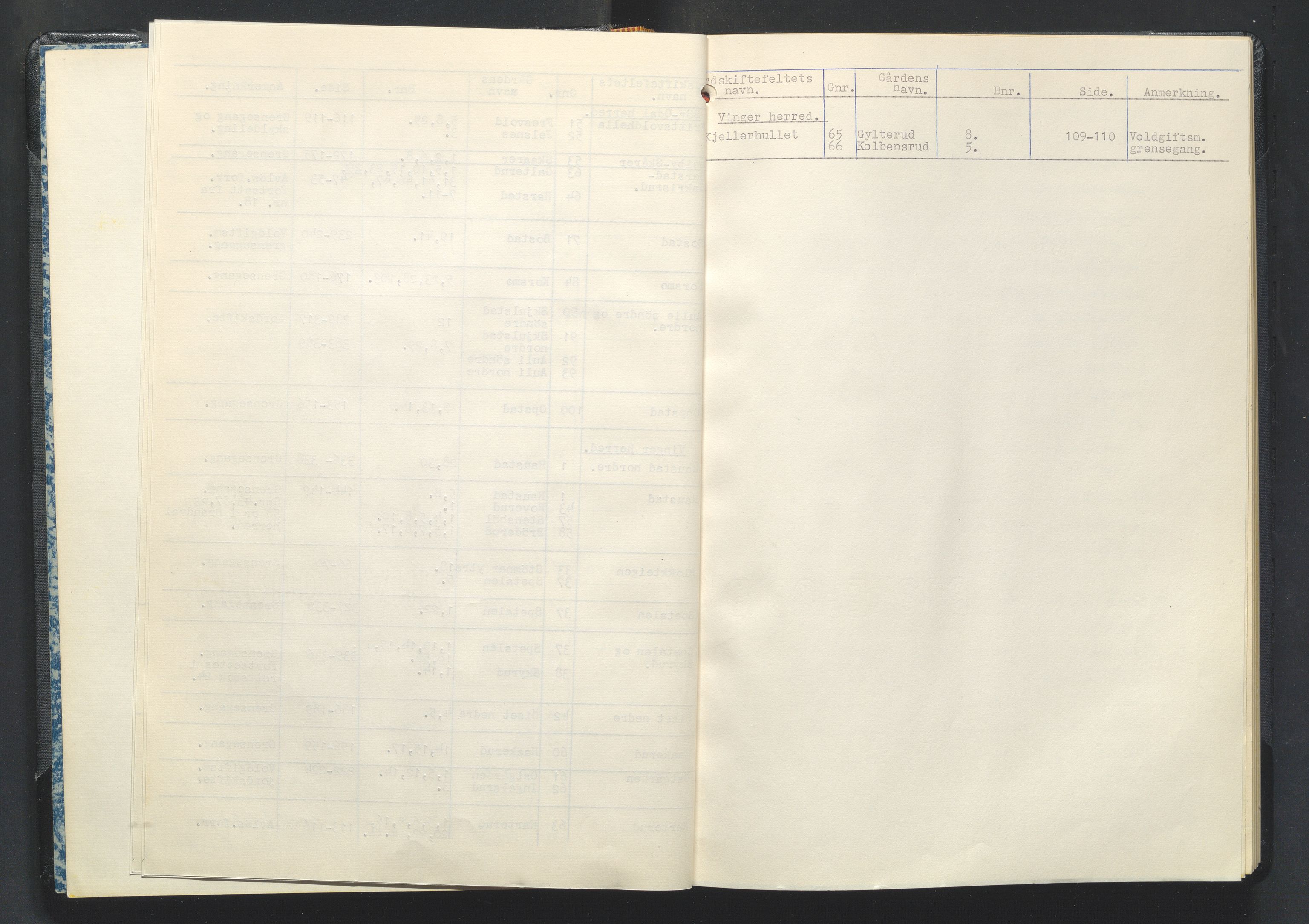 Glåmdal jordskifterett, SAH/JORDSKIFTEH-003/G/Ga/L0011/0002: Rettsbøker / Rettsbok - nr. 19, 1959-1964