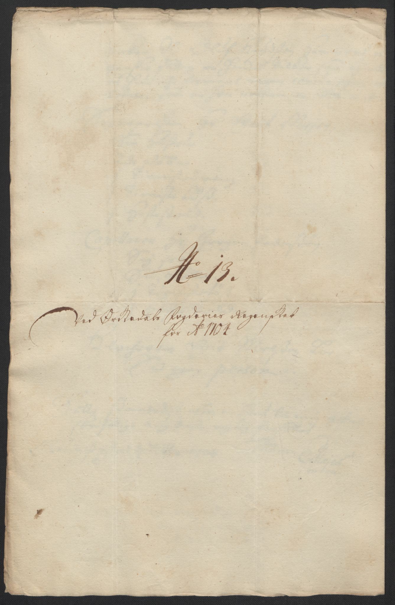 Rentekammeret inntil 1814, Reviderte regnskaper, Fogderegnskap, RA/EA-4092/R60/L3954: Fogderegnskap Orkdal og Gauldal, 1704, s. 177