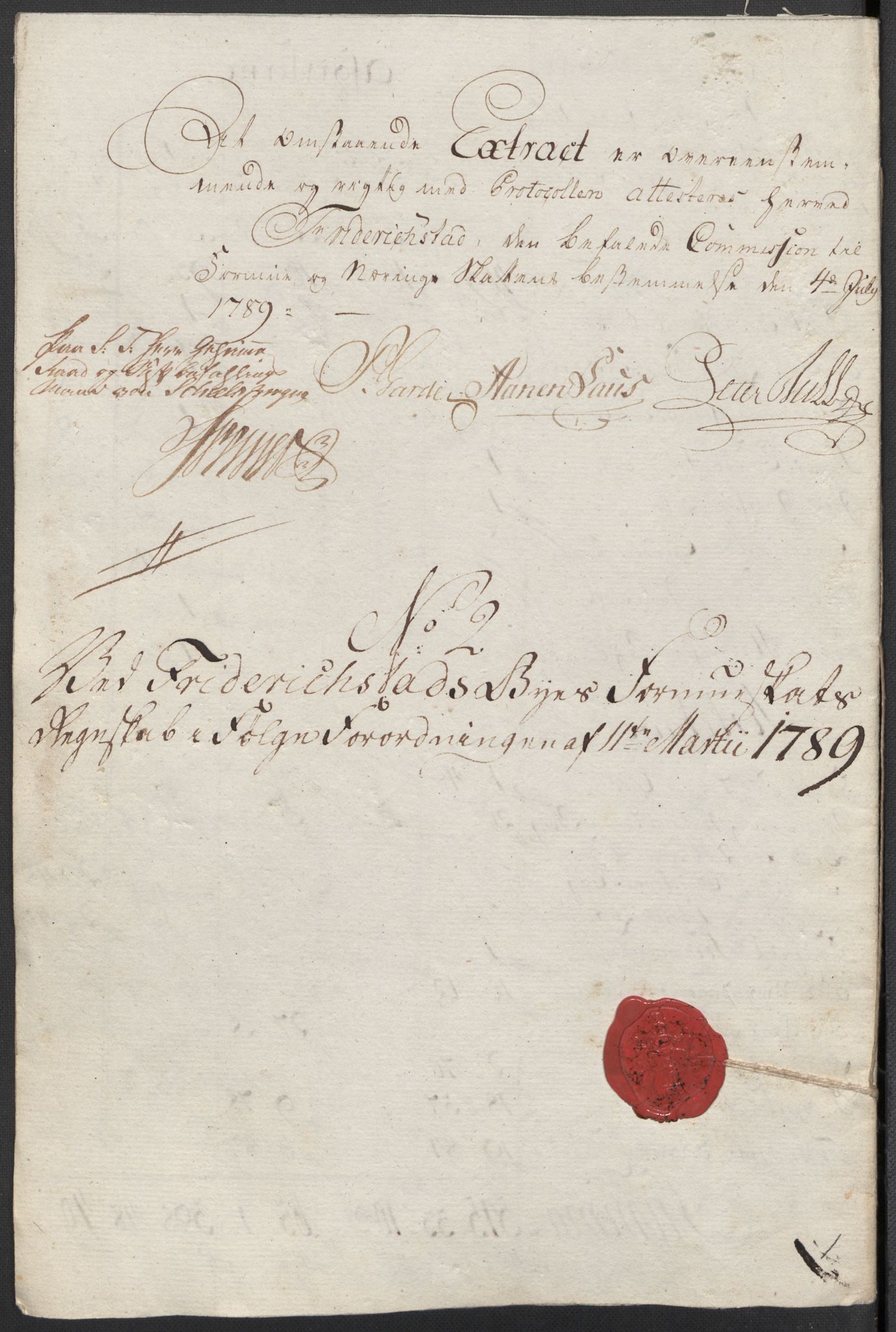 Rentekammeret inntil 1814, Reviderte regnskaper, Mindre regnskaper, AV/RA-EA-4068/Rf/Rfe/L0009: Fredrikstad. Fosen fogderi, 1789, s. 35