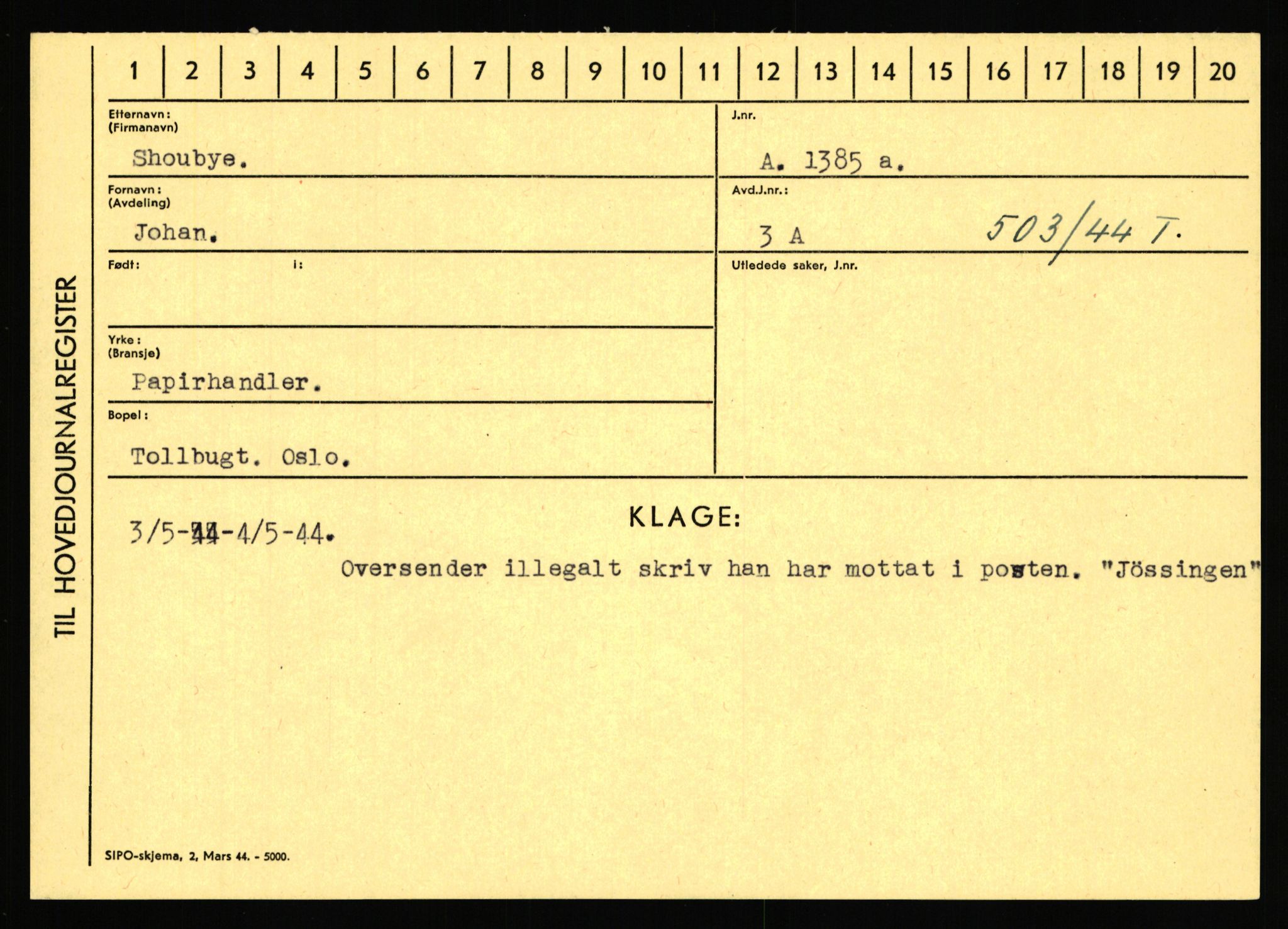 Statspolitiet - Hovedkontoret / Osloavdelingen, AV/RA-S-1329/C/Ca/L0014: Seterlien - Svartås, 1943-1945, s. 58