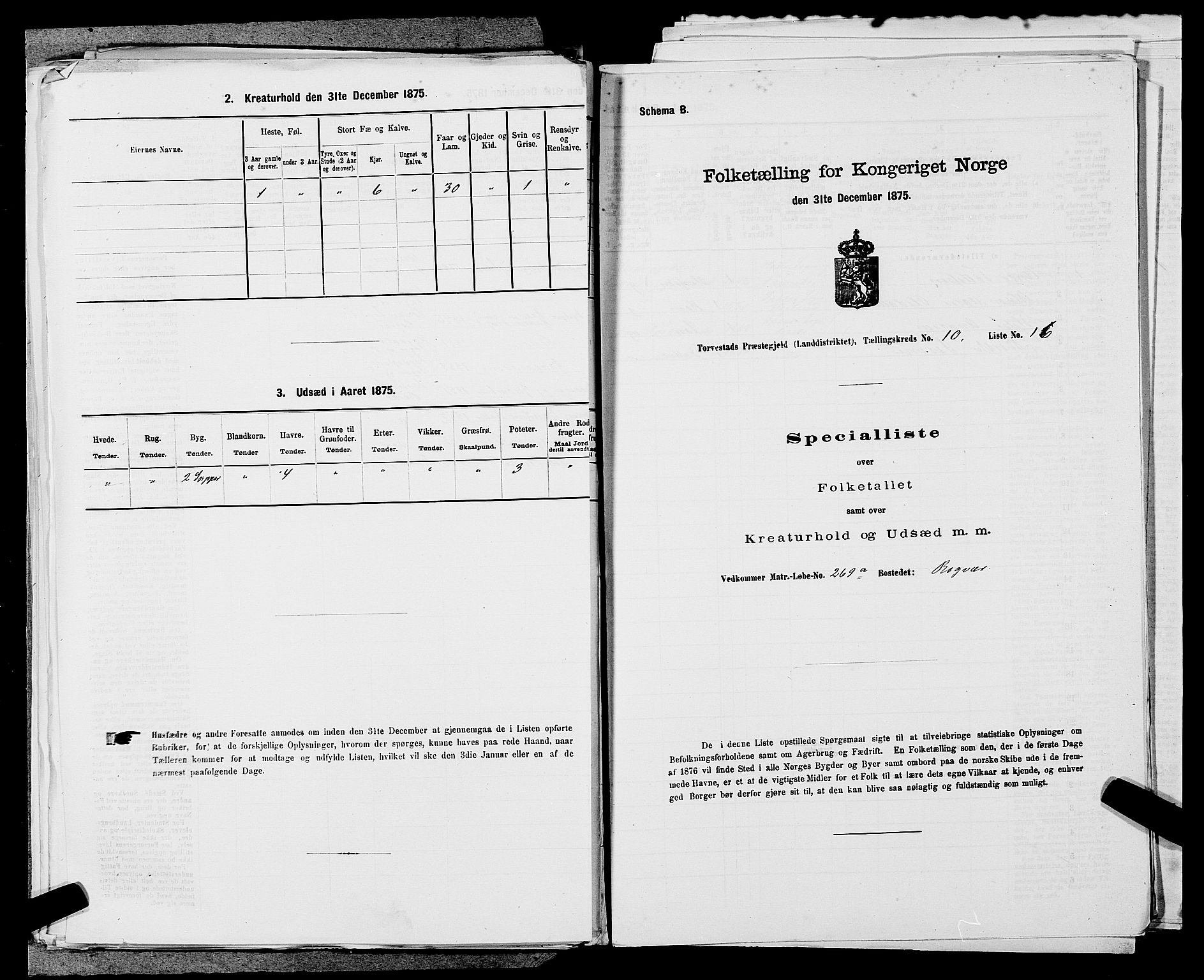 SAST, Folketelling 1875 for 1152L Torvastad prestegjeld, Torvastad sokn, Skåre sokn og Utsira sokn, 1875, s. 1277